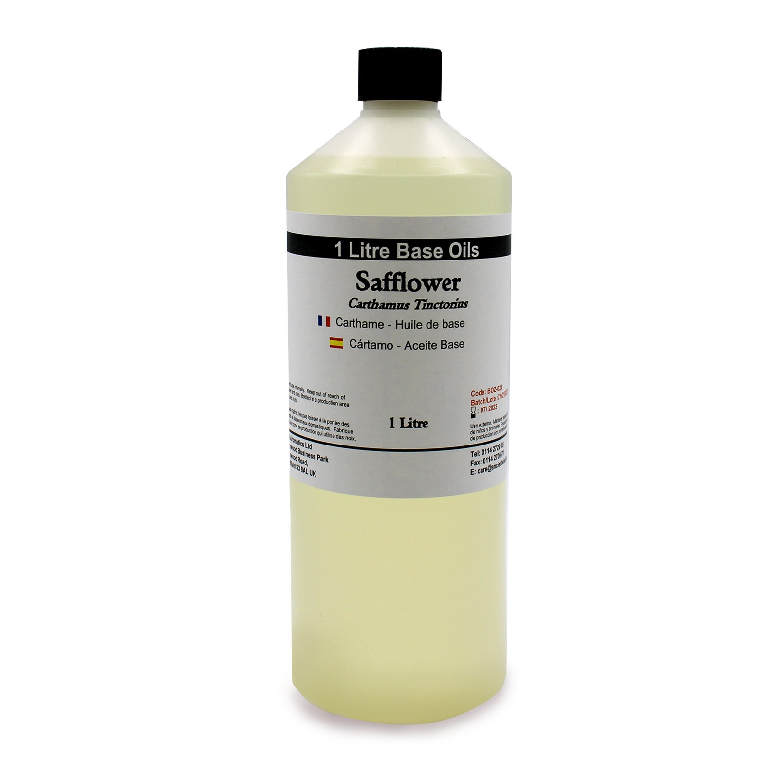 Šafraninių sėklų aliejus - 1 litras