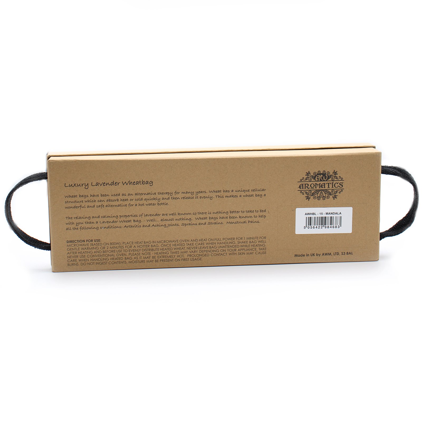 Alternative view of Prabangus levandų kviečių maišelis dovanų dėžutėje – Mandala