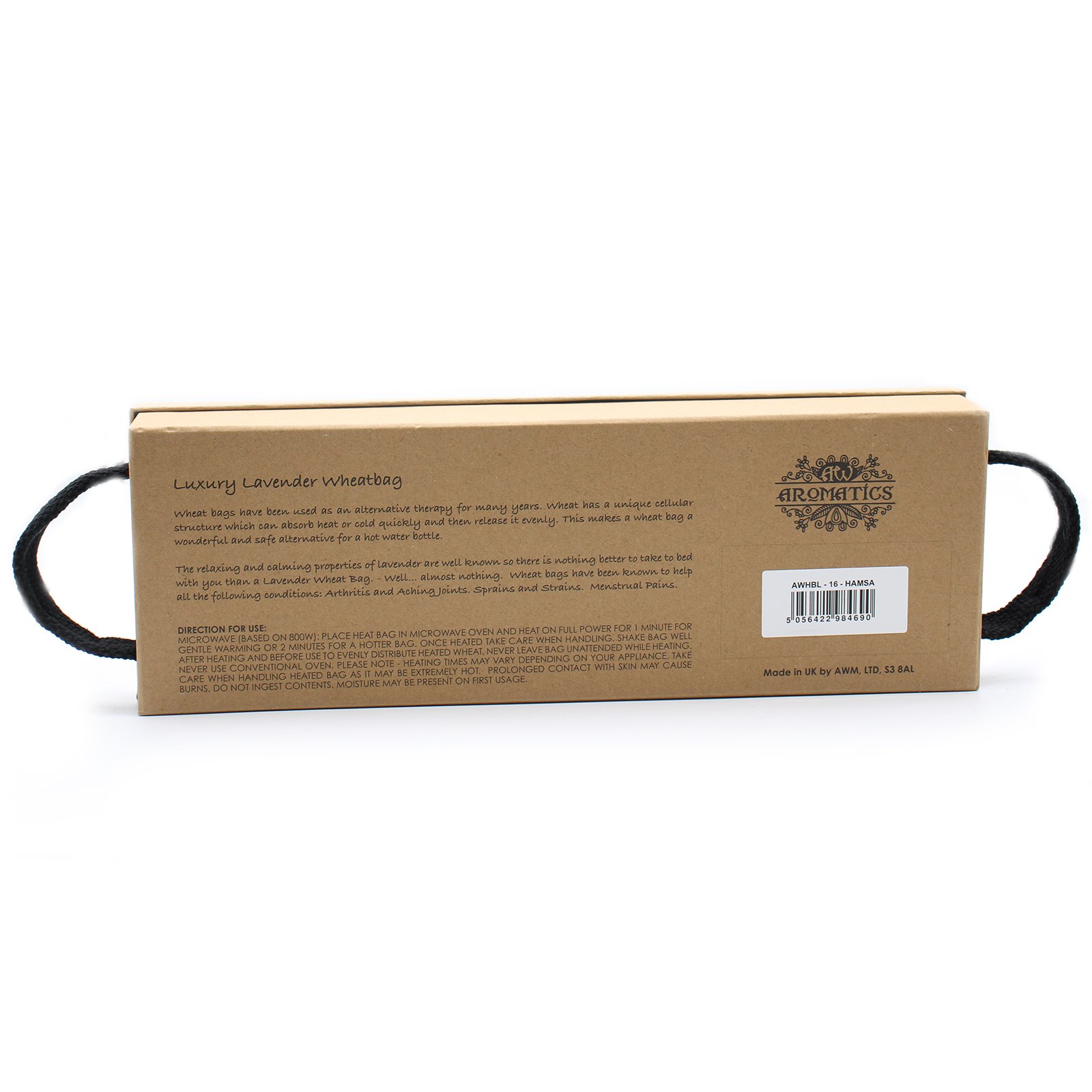 Alternative view of Prabangus levandų kviečių maišelis dovanų dėžutėje – Hamsa