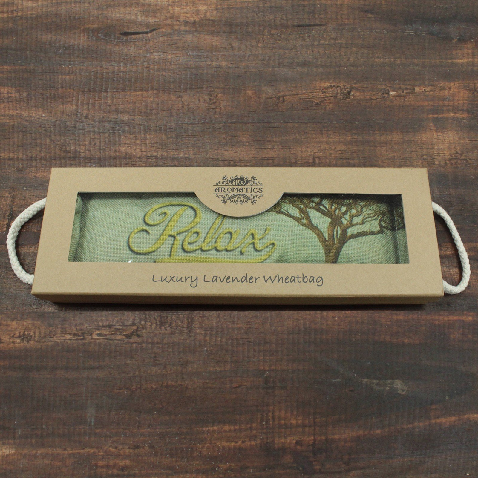 Alternative view of Prabangus levandų kviečių maišelis dovanų dėžutėje – Kviečių laukas RELAX