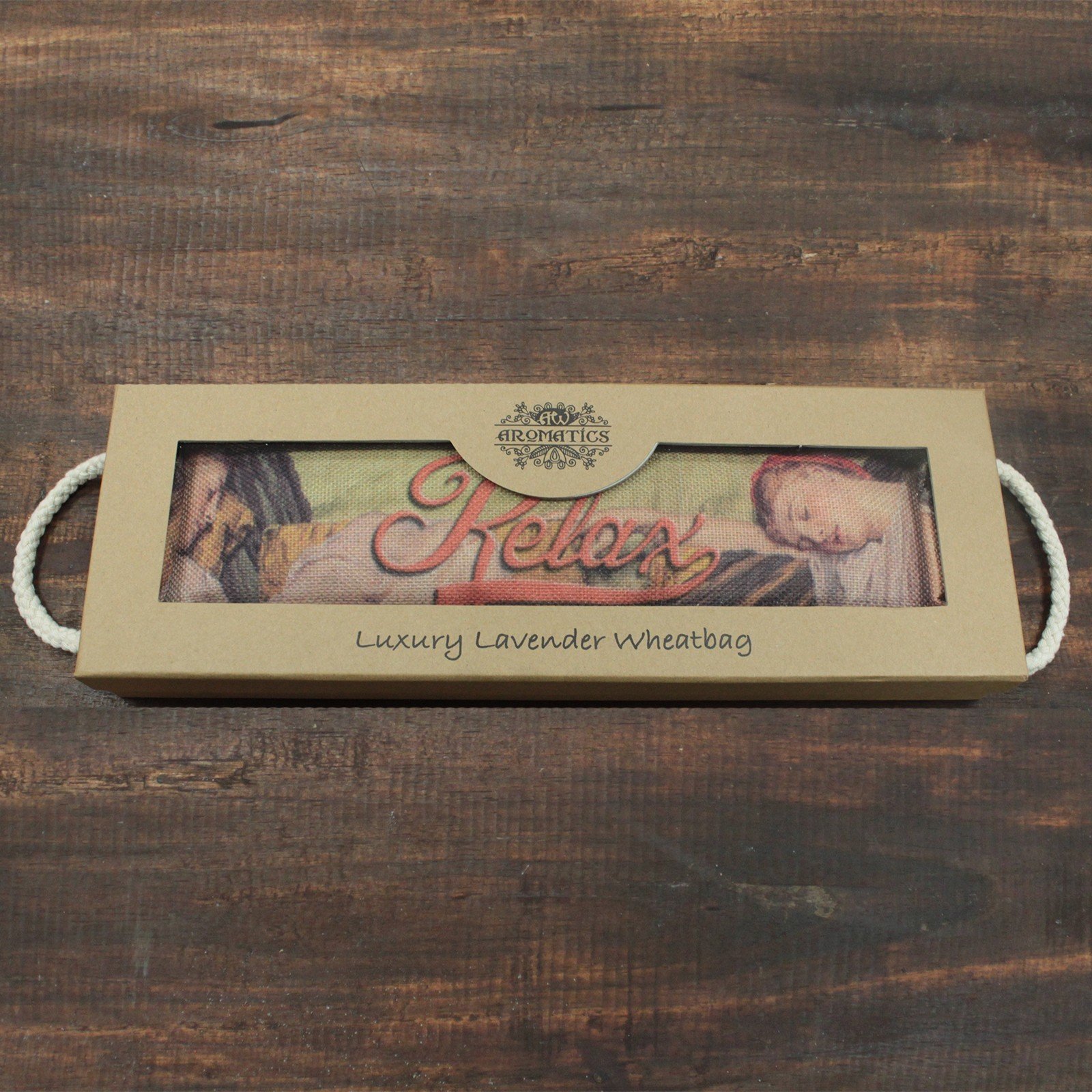 Alternative view of Prabangus levandų kviečių maišelis dovanų dėžutėje – Mieguistas RELAX