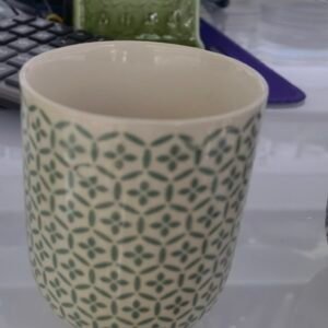 Alternative view of Žolelių arbatiniai puodeliai - Žalias mozaikos raštas