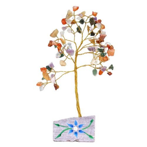 Alternative view of Indiškas brangakmenių medelis „Mixed Gemstone Tree“ – 80 akmenėlių namų magijai