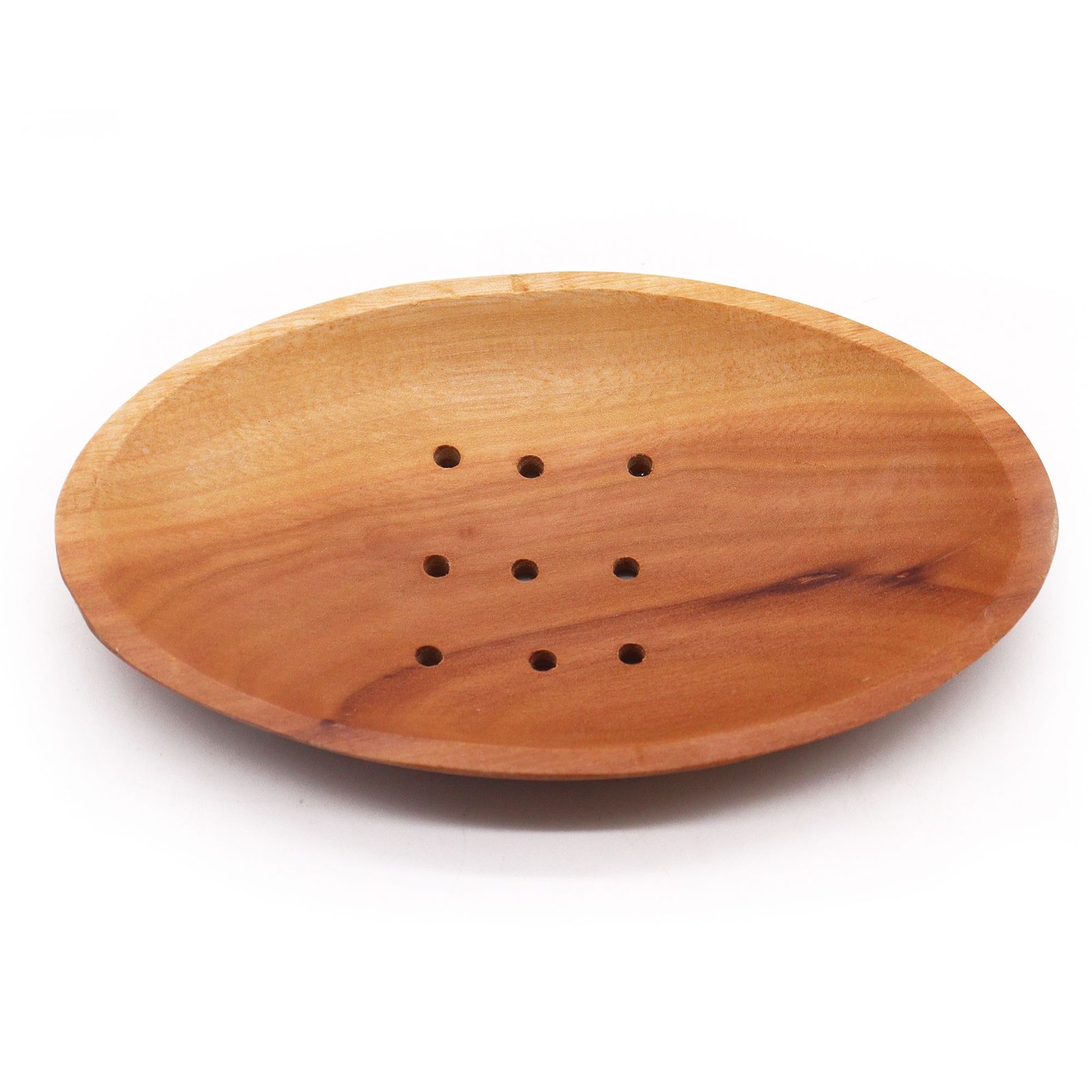Alternative view of Ovali mahagonio muilinė „Classic Mahogany Soap Dish“ – rankų darbo vonios ramybės akcentas