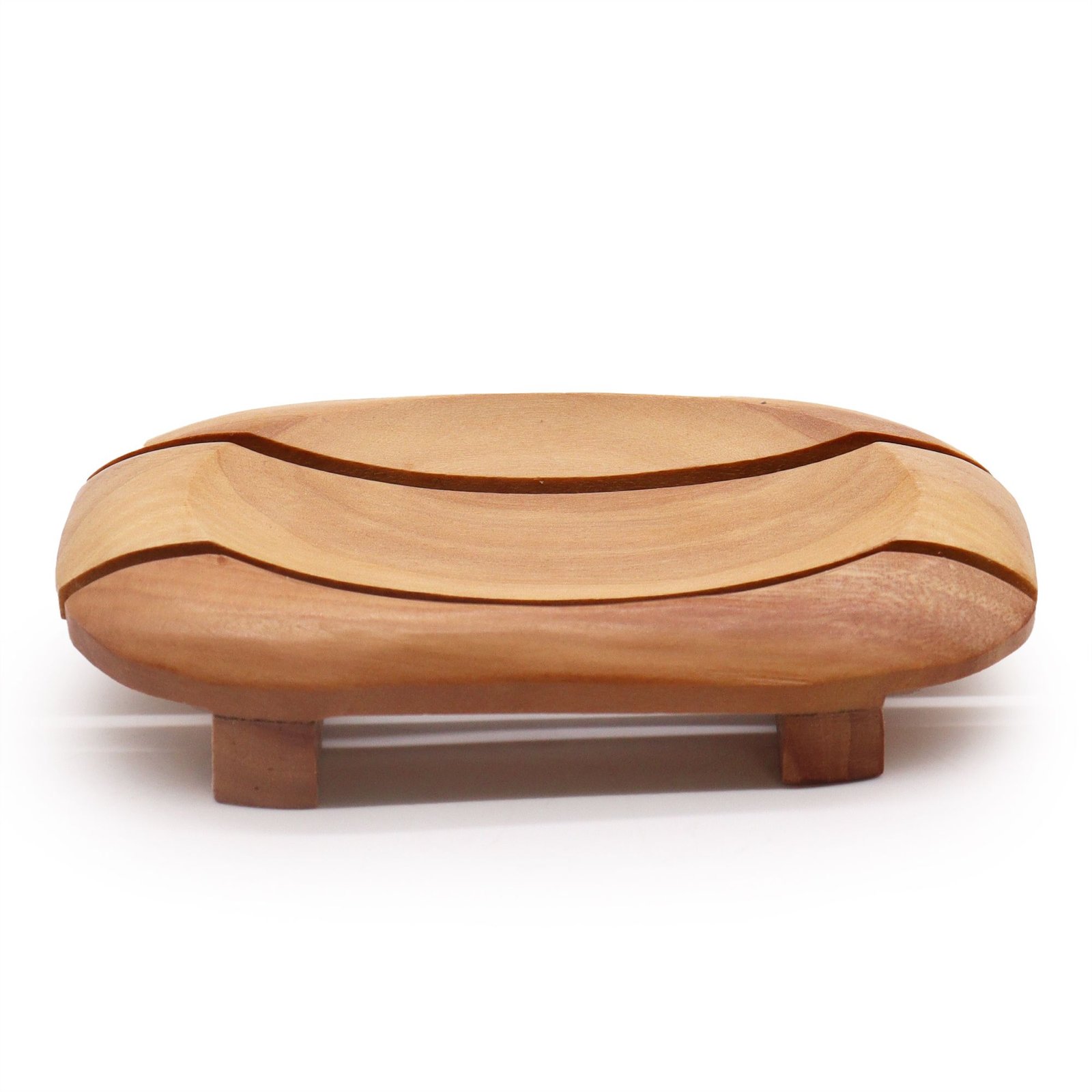 Klasikinė mahagonio muilinė „Oval in Rectangle“ – rankų darbo medžio ramybė voniai