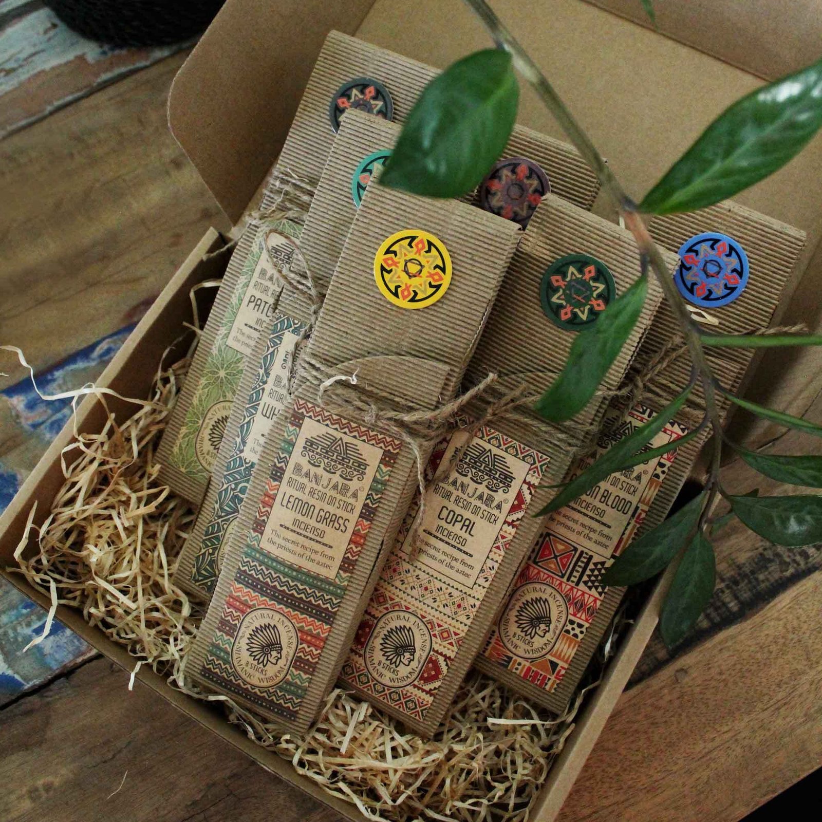 Ritualinės dervos ant lazdelės „Starter Set No.2“ – smilkymo paslaptis namų ritualams