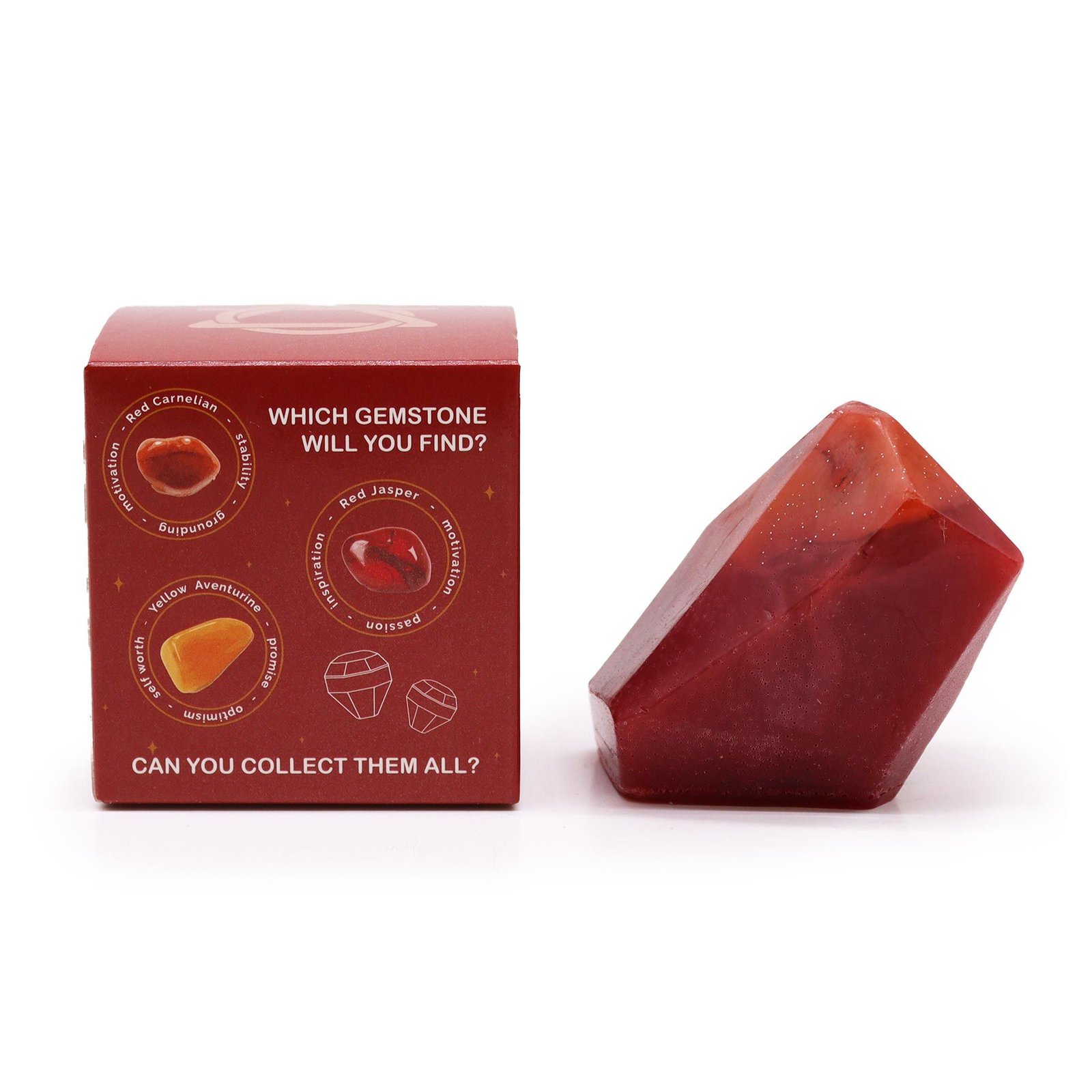 Rankų darbo muilas „Crystal Elemental Soap – Fire“ – ugnies šilumos ritualas