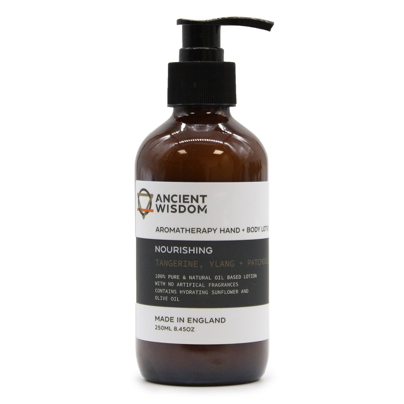 Rankų ir kūno losjonas „Tangerine, Ylang & Patchouli“ – švelnus citrusų ir žemės ritualas 250 ml