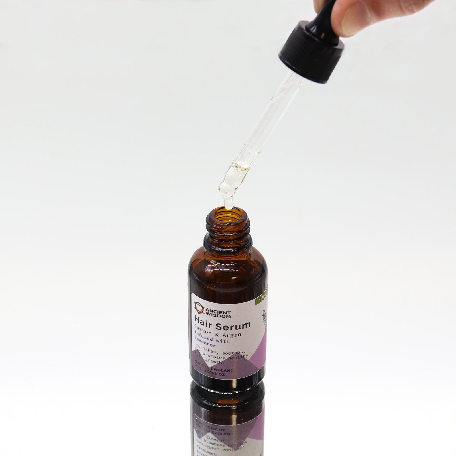 Alternative view of Ekologiškas plaukų serumas „Lavender“ – švelnus levandų ritualas 30 ml