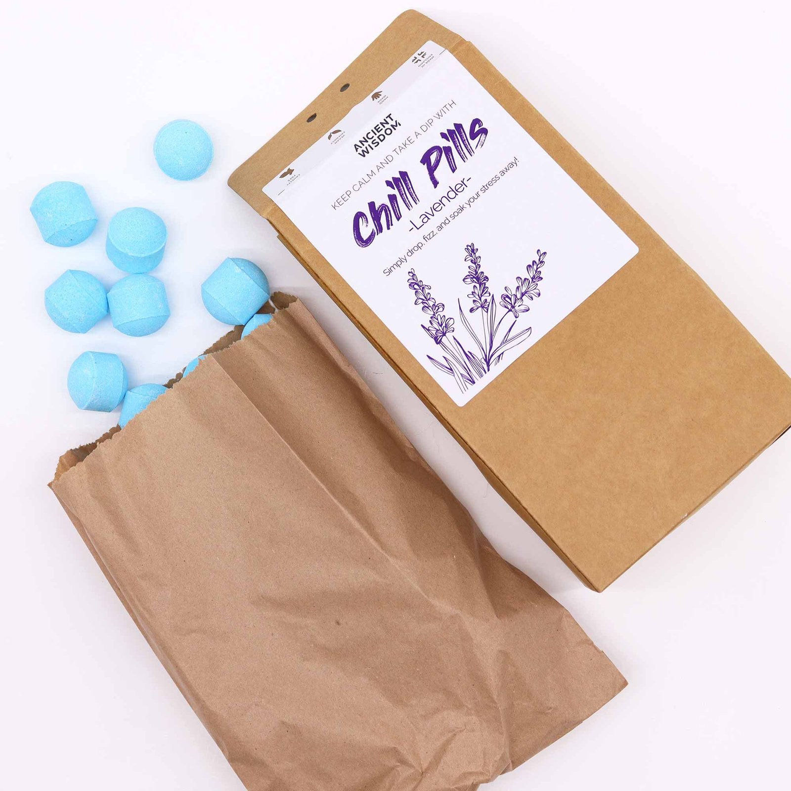 Alternative view of Vonios bombų dovanų rinkinys „Lavender“ – 350 g ramybės ritualas