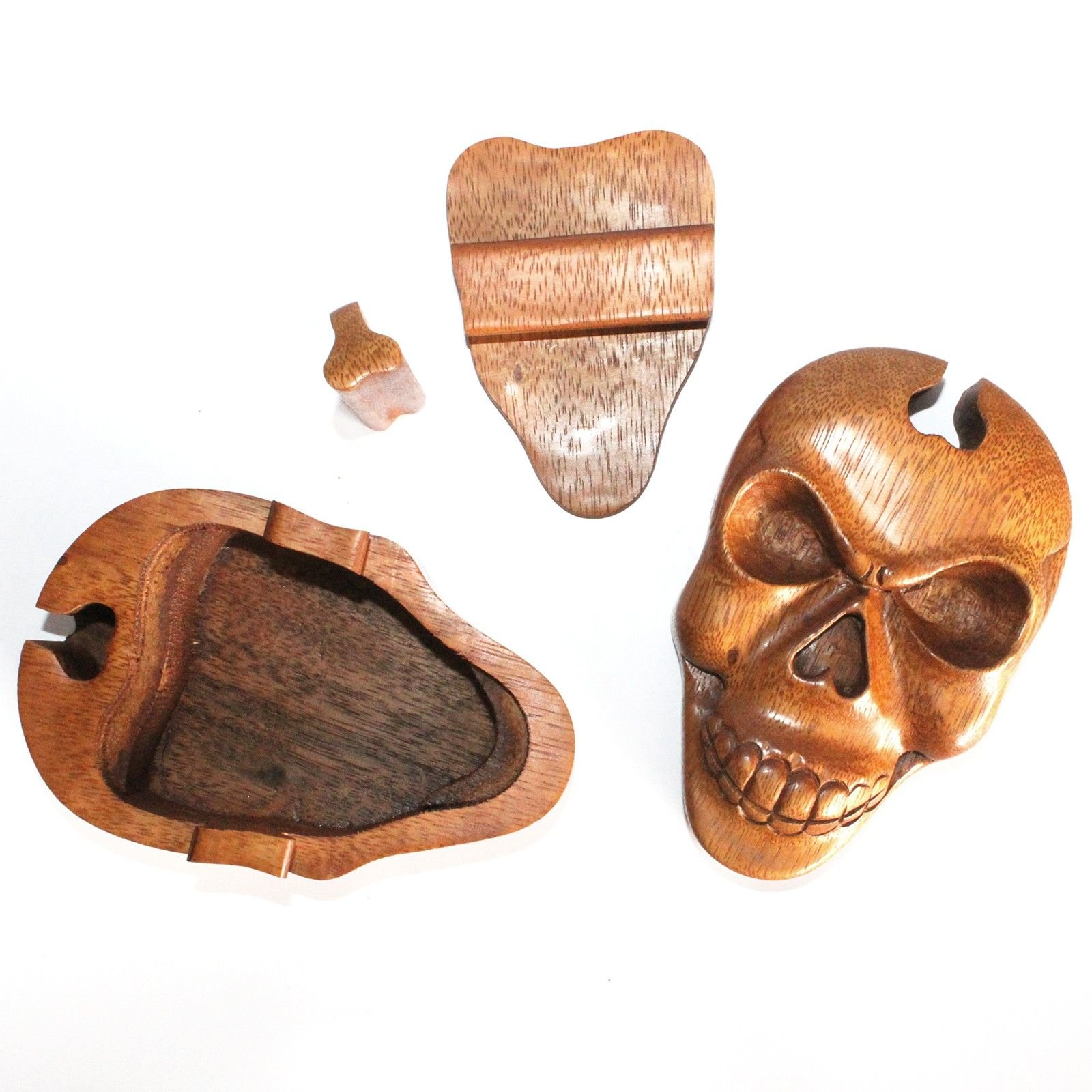 Alternative view of Balio magiška dėžutė „Skull“ – medžio paslaptis smulkmenoms ir ritualams