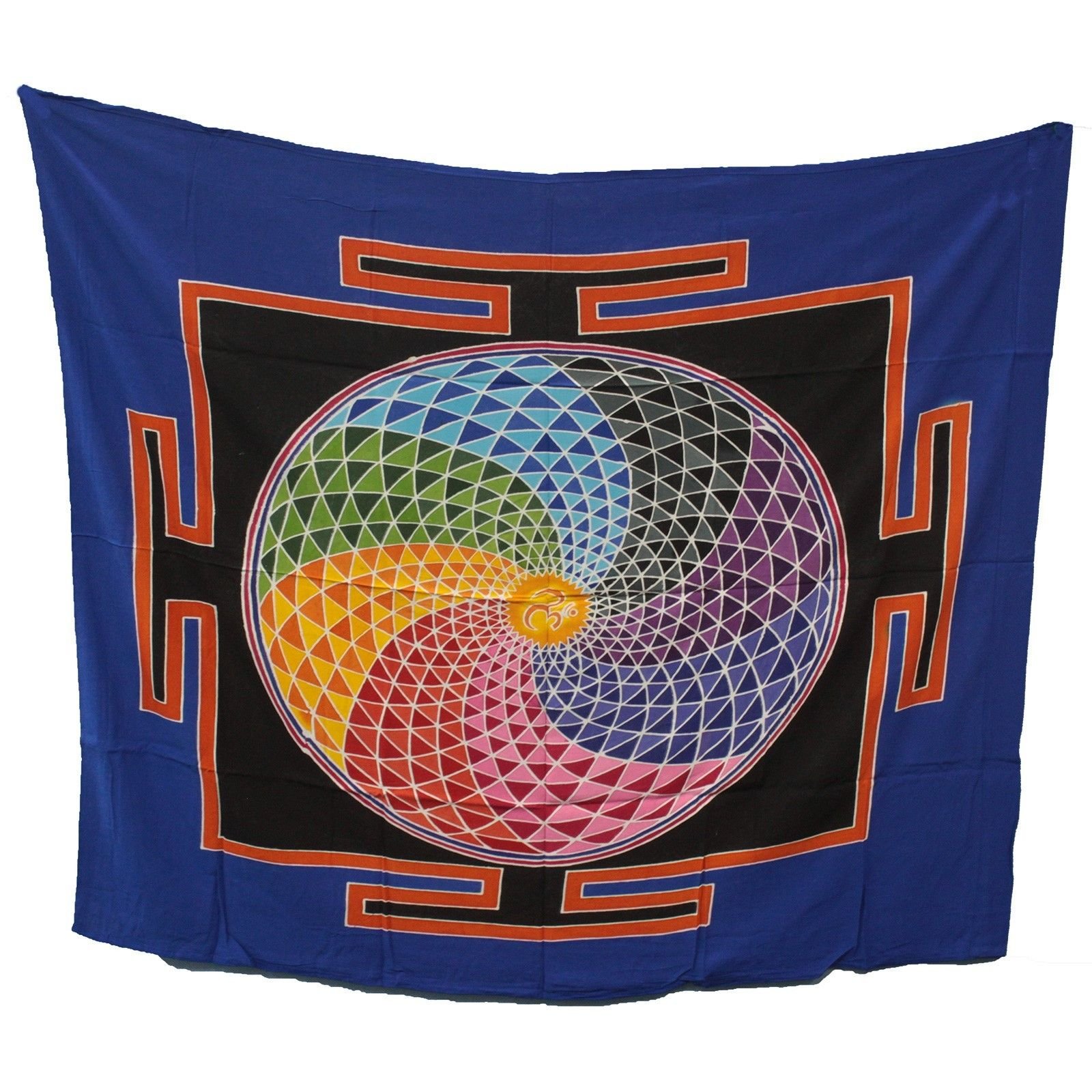 Sienų dekoras „Seven Flags Symbols“ – lengvas batiko šydas namų erdvei