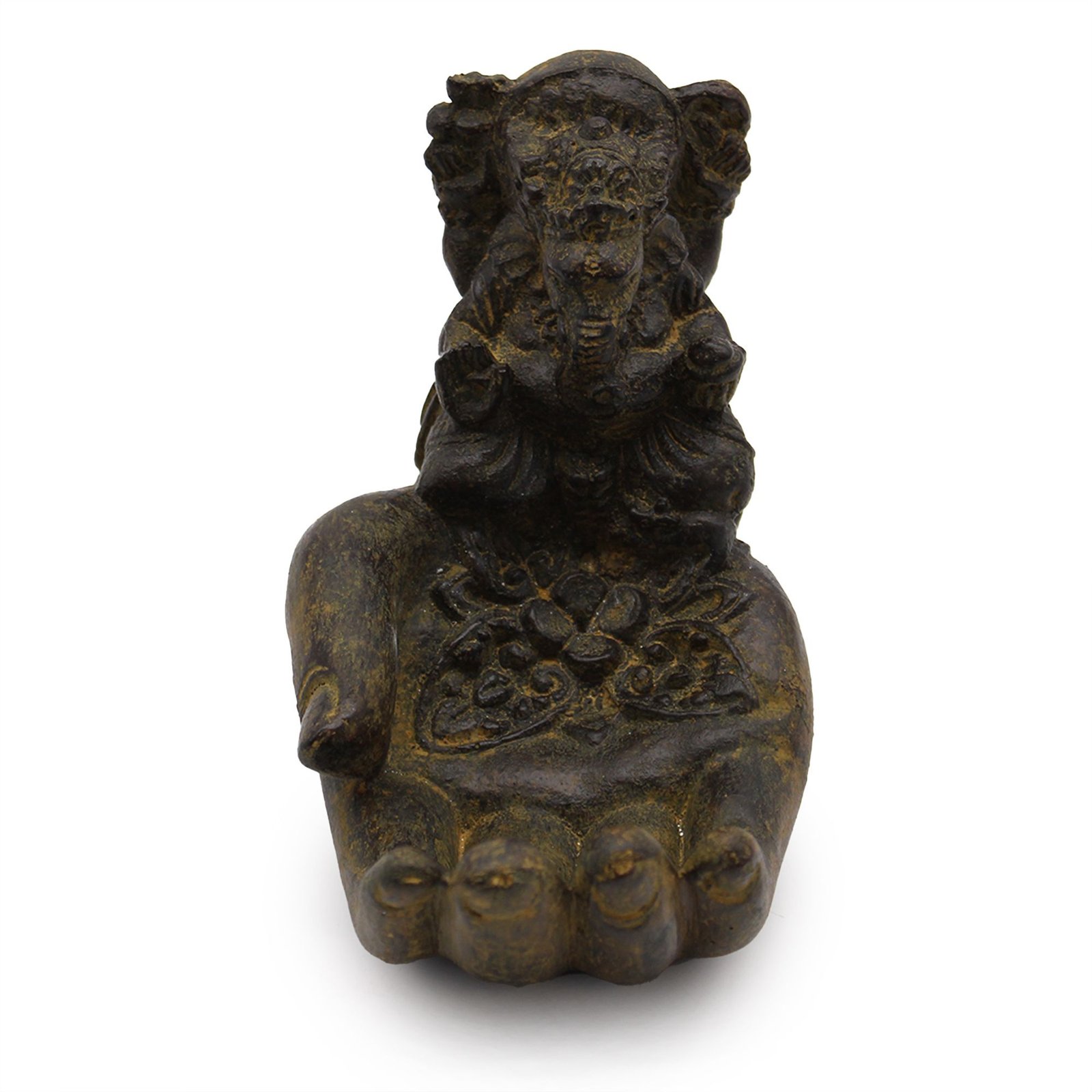 Akmeninis smilkalų garintuvas „Ganesh & Hand“ – antikinio jaukumo ritualui