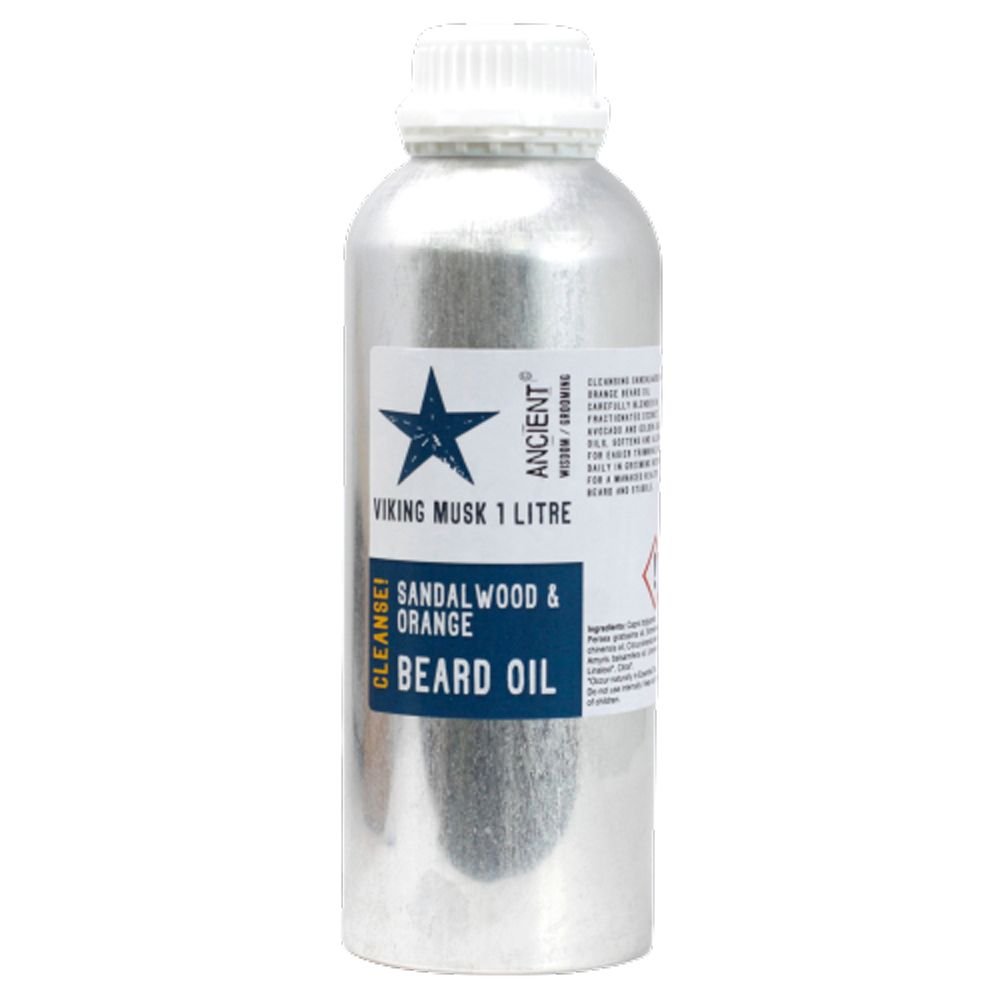 Barzdos aliejus „Viking Musk“ – 1 l švaraus ritualo prisilietimas