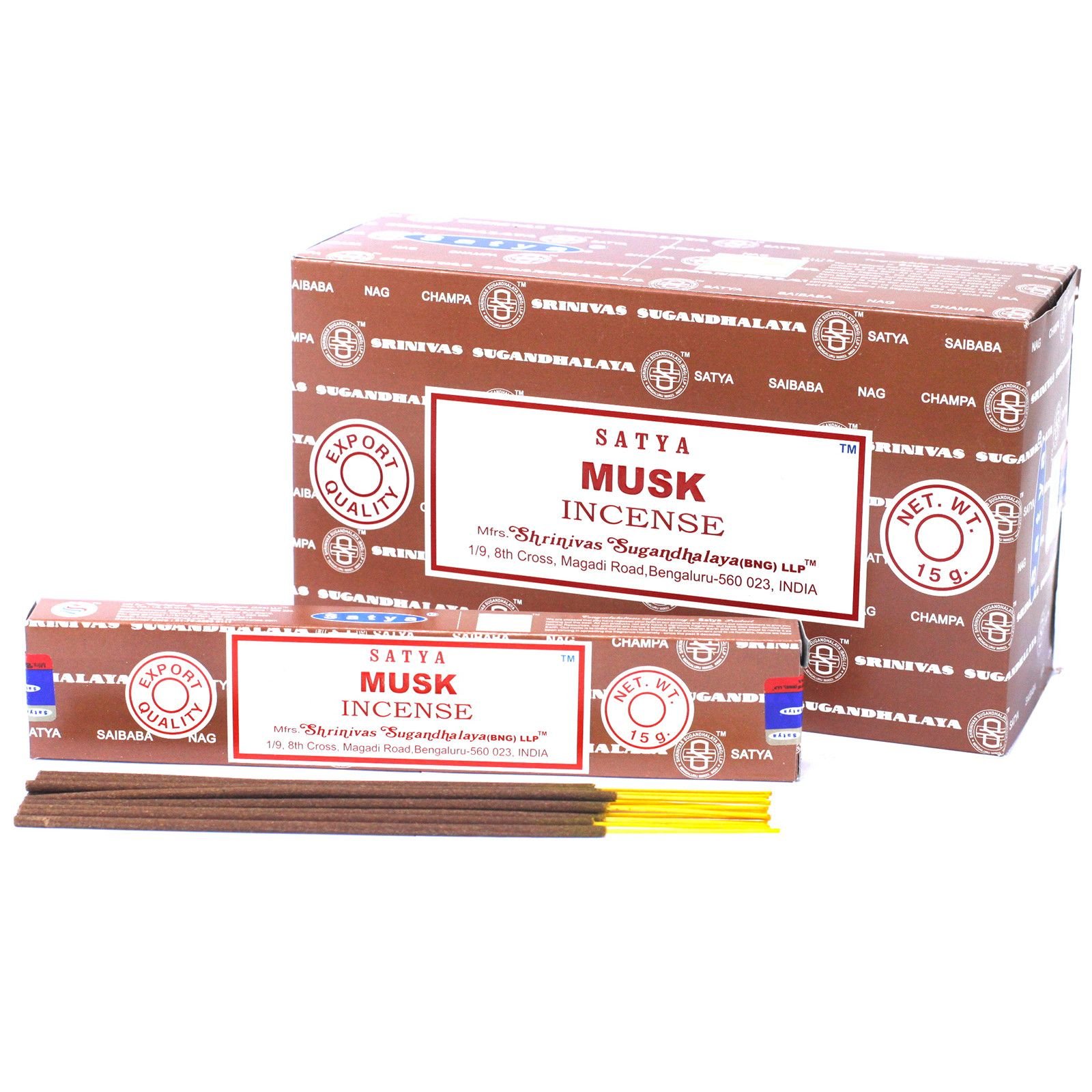 Alternative view of Smilkalų lazdelės „Musk“ – šiltas Satya aromatas jaukiam namų ritualui