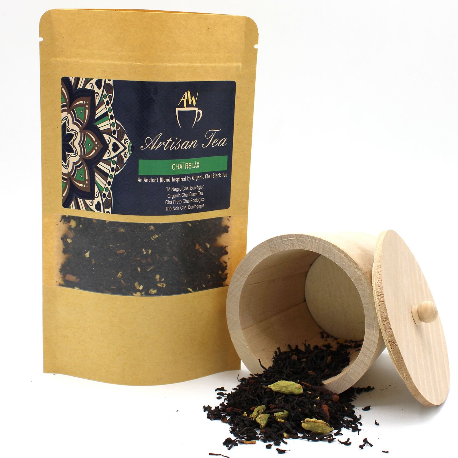 Ekologiška chai juodoji arbata „50g Organic Chai Black Tea“ – šildantis rytietiškas ritualas