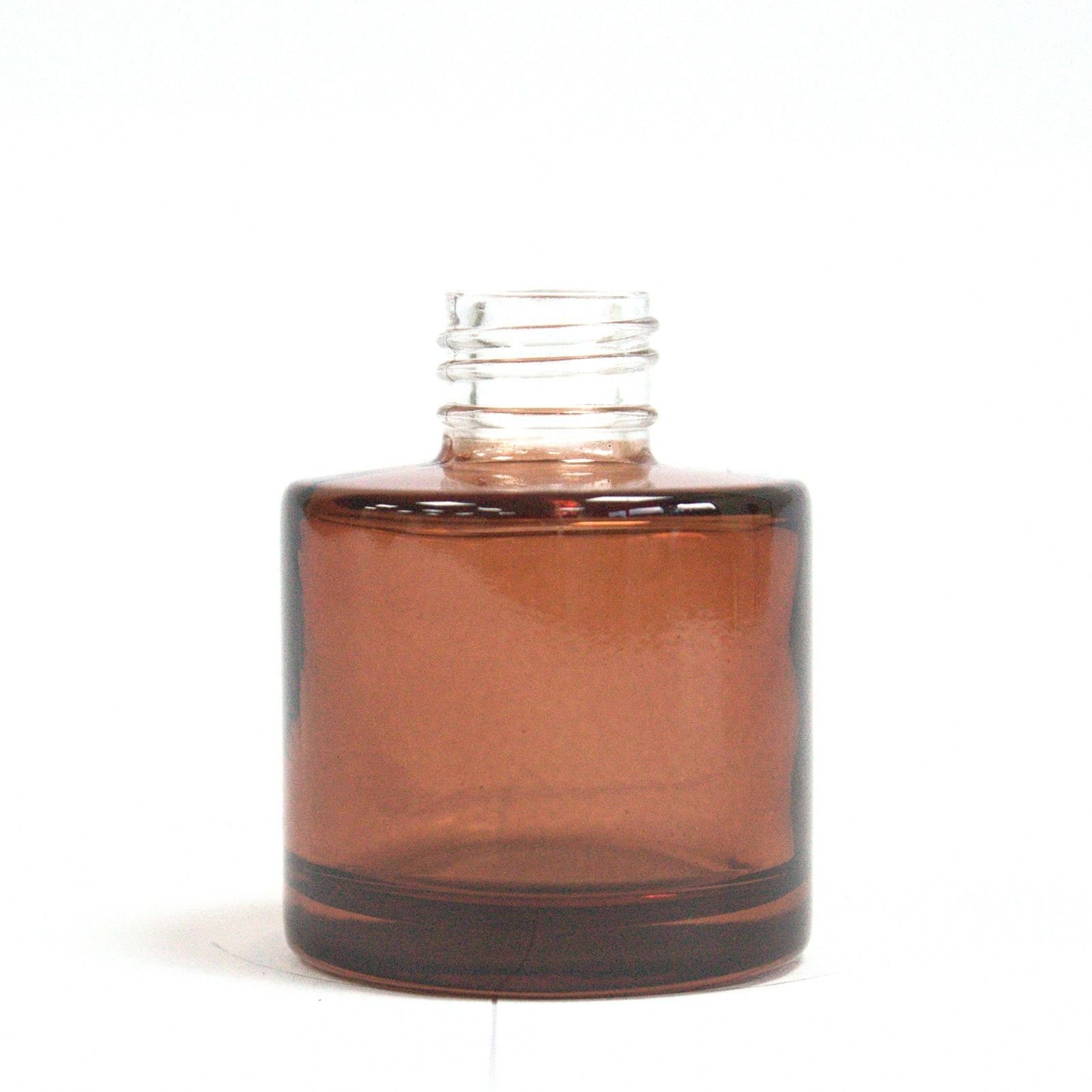 50 ml apvalus difuzoriaus buteliukas „Amber“ – stiklo indas jaukiam kvapų ritualui