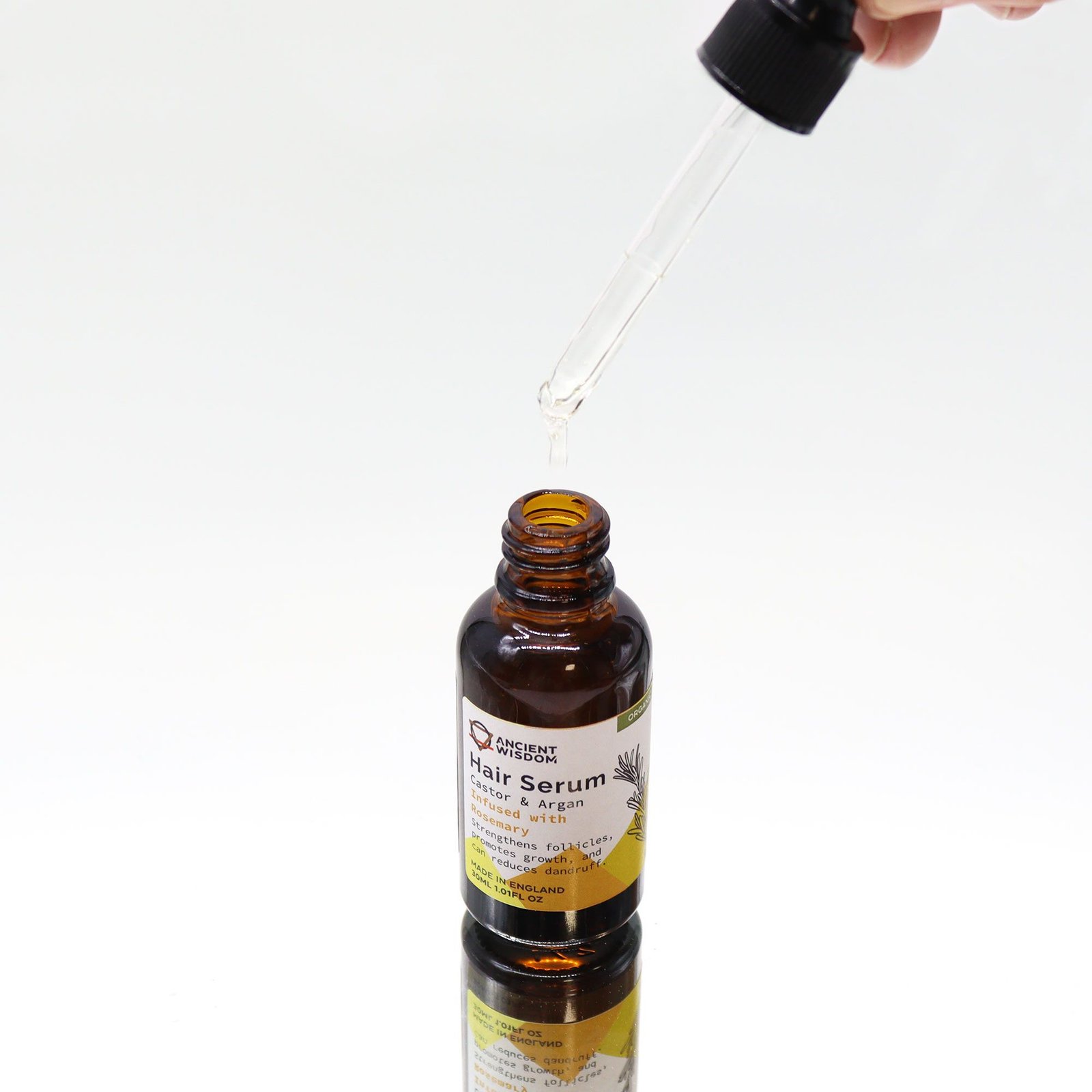 Alternative view of Ekologiškas plaukų serumas „Rosemary“ – švelnus rozmarino ritualas 30 ml