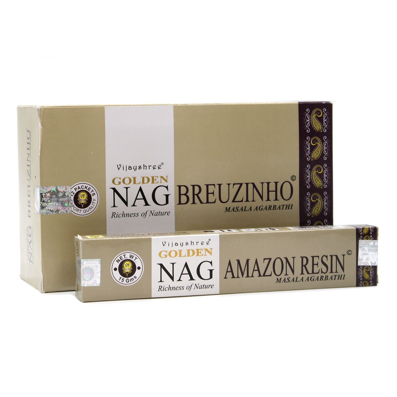 Alternative view of Smilkalų lazdelės „Golden Nag Amazon Resin“ – sakralių dūmų miško paslaptis