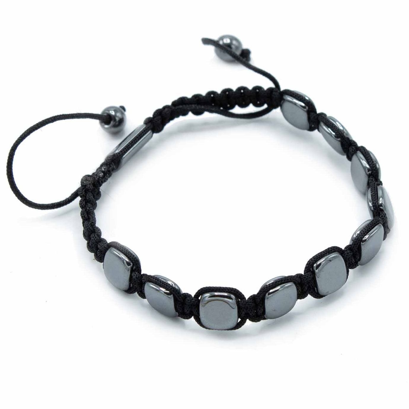 Alternative view of Magnetinė hematito Shamballa apyrankė – harmonijos ir jėgos simbolis