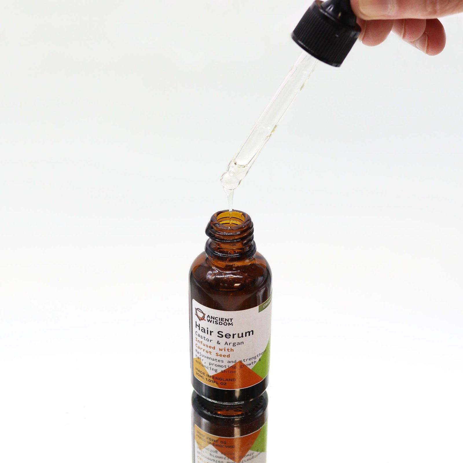 Alternative view of Ekologiškas plaukų serumas „Carrot Seed“ – švelnus kasdienės priežiūros ritualas, 30 ml