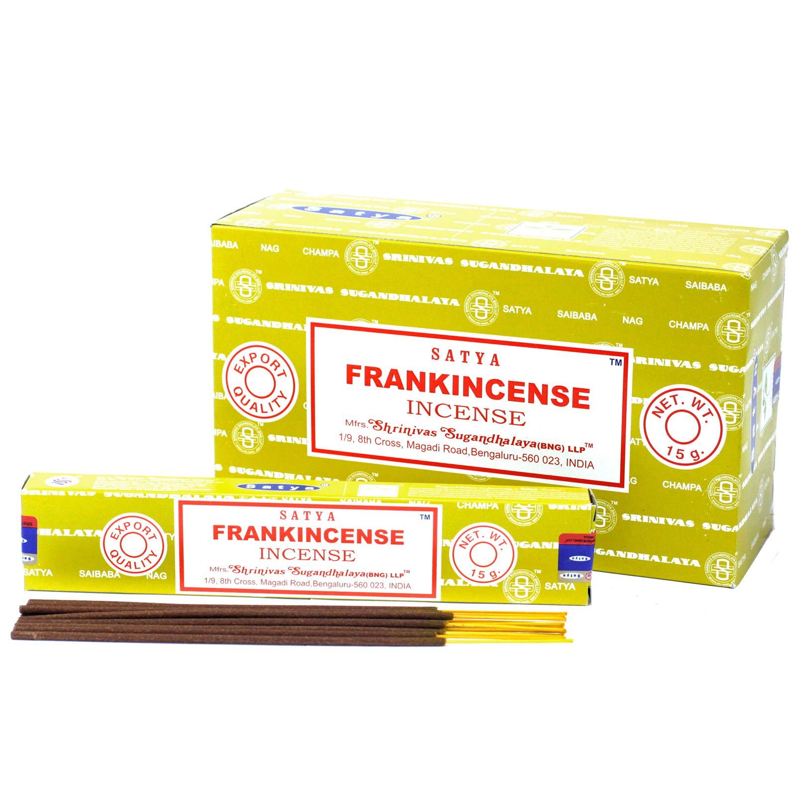 Alternative view of Smilkalų lazdelės „Satya Frankincense“ – sakralios ramybės ir dūmų šviesos akimirka