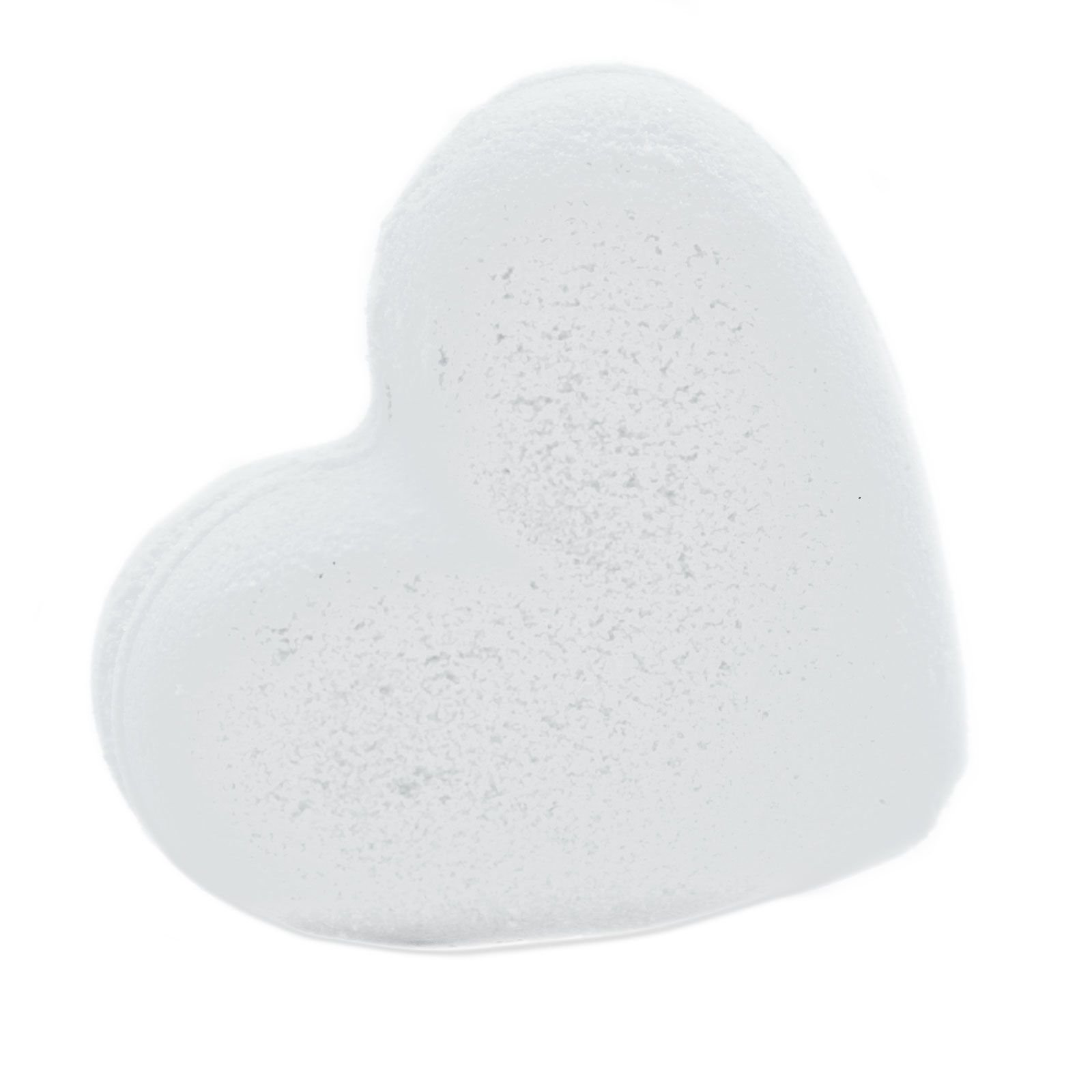 Širdelės formos vonios bomba „Love Heart“ – kokosų aromato 70 g ritualas