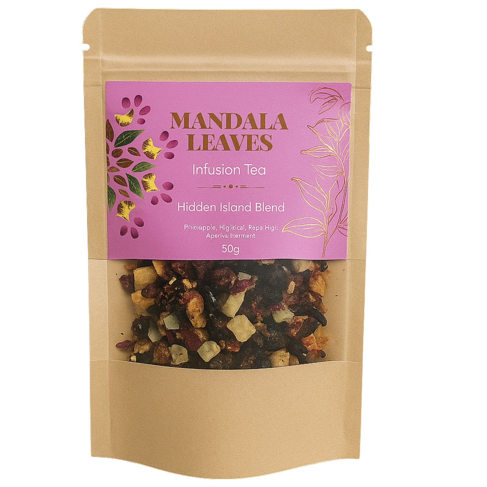 50 g arbatos mišinys „Hidden Islands Blend“ – tropiška paslaptis jūsų puodelyje