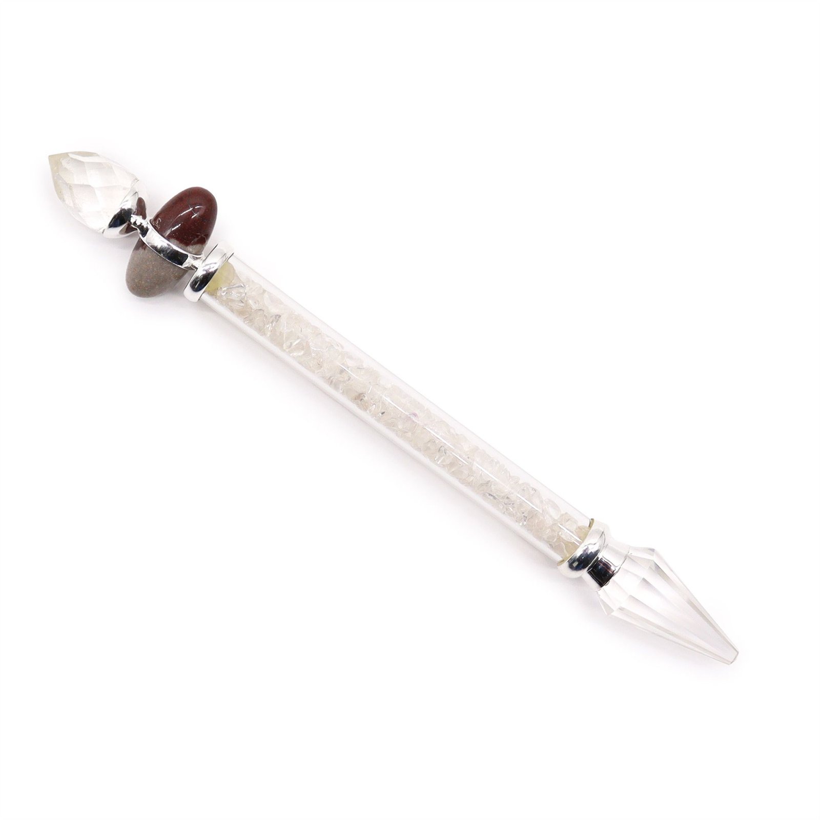 Magiška Shiva Lingam lazdelė „Rock Quartz – Wisdom“ – akmenų tylos ir išminties ritualas