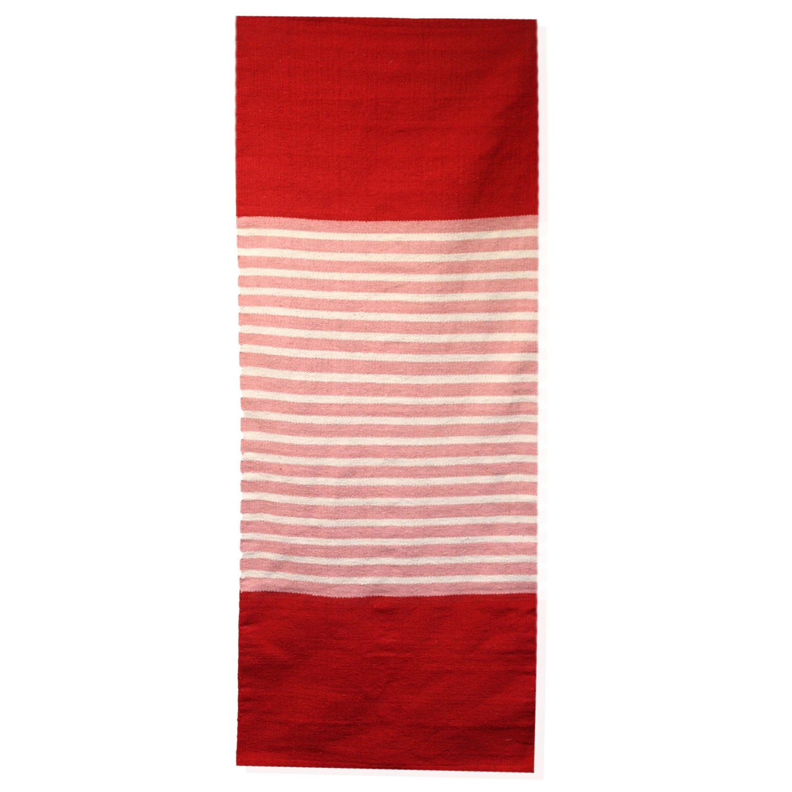 Alternative view of Indiškas medvilninis kilimėlis „Red/Pink“ – šiltas spalvų akcentas namų jaukumui