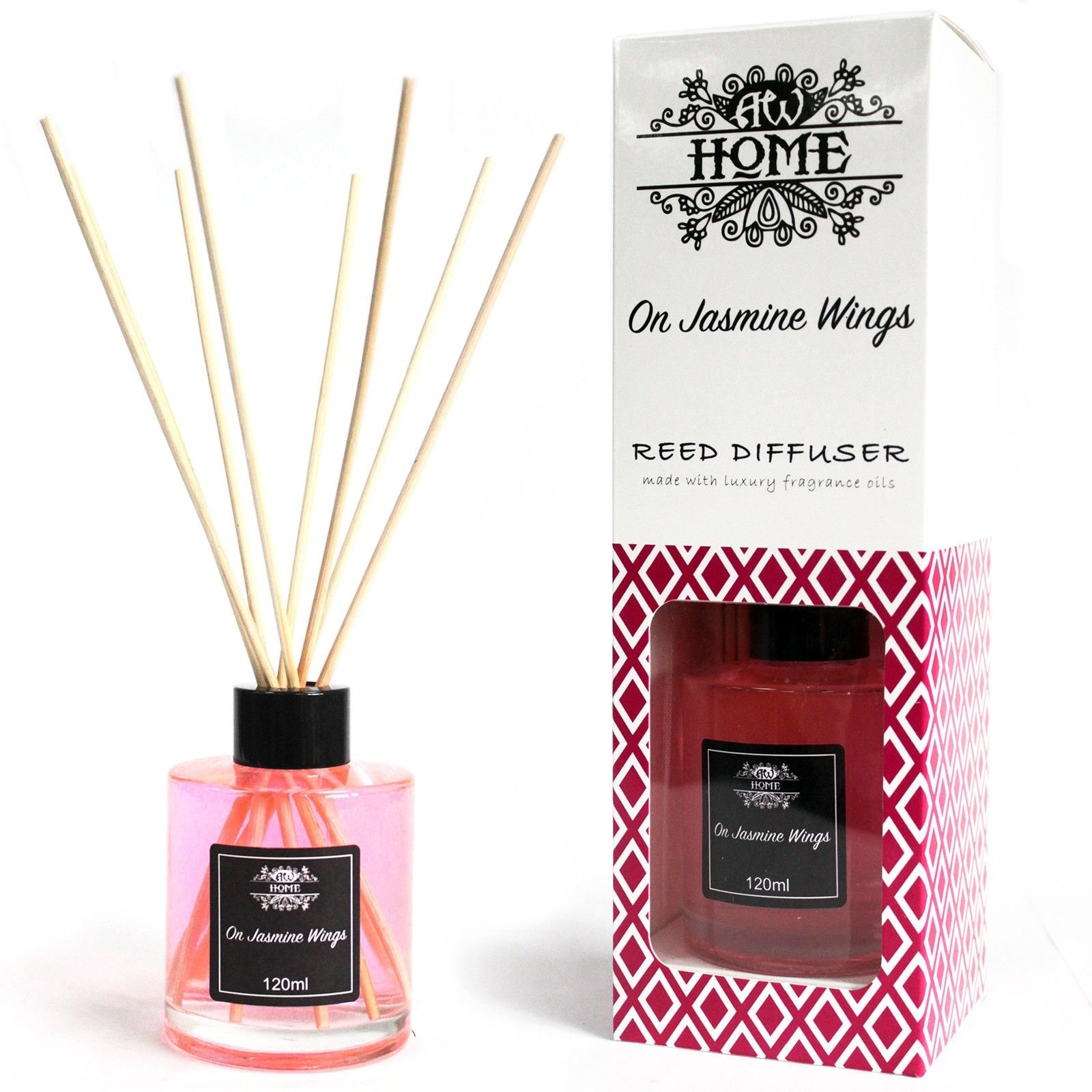 Nendrinis namų kvapų difuzorius „On Jasmine Wings“ – jazminų lengvumo ritualas 120 ml