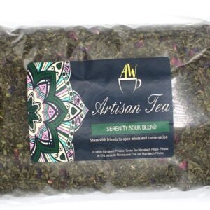 Alternative view of Žaliosios arbatos mišinys „Serenity Souk Blend“ – mėtų ir rožių ramybės ritualas, 1 kg