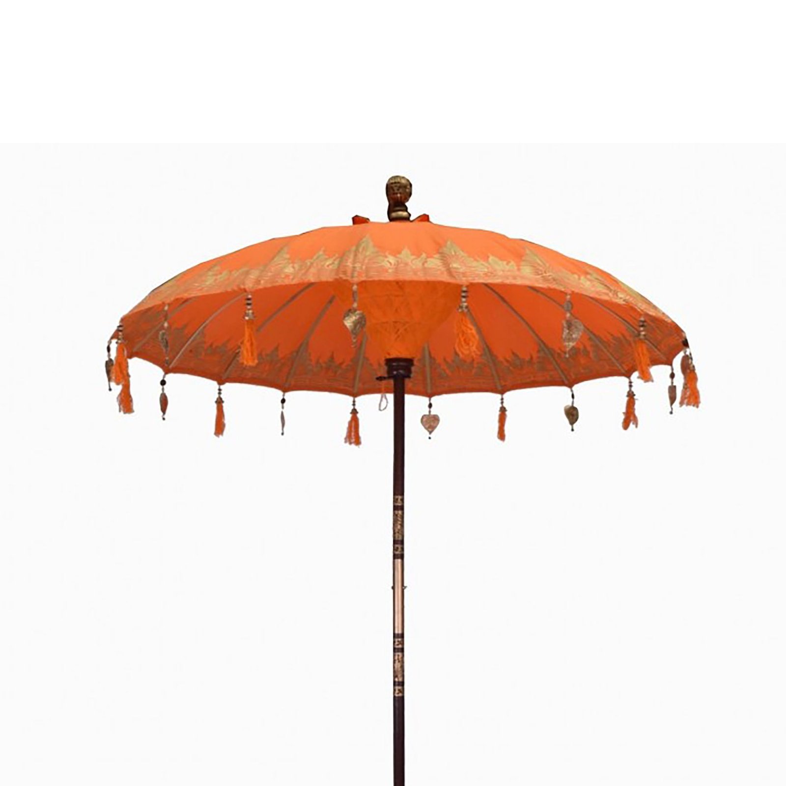 Bali patio parasolis „Orange Decor“ – 2 m tropinės terasos šešėlio paslaptis