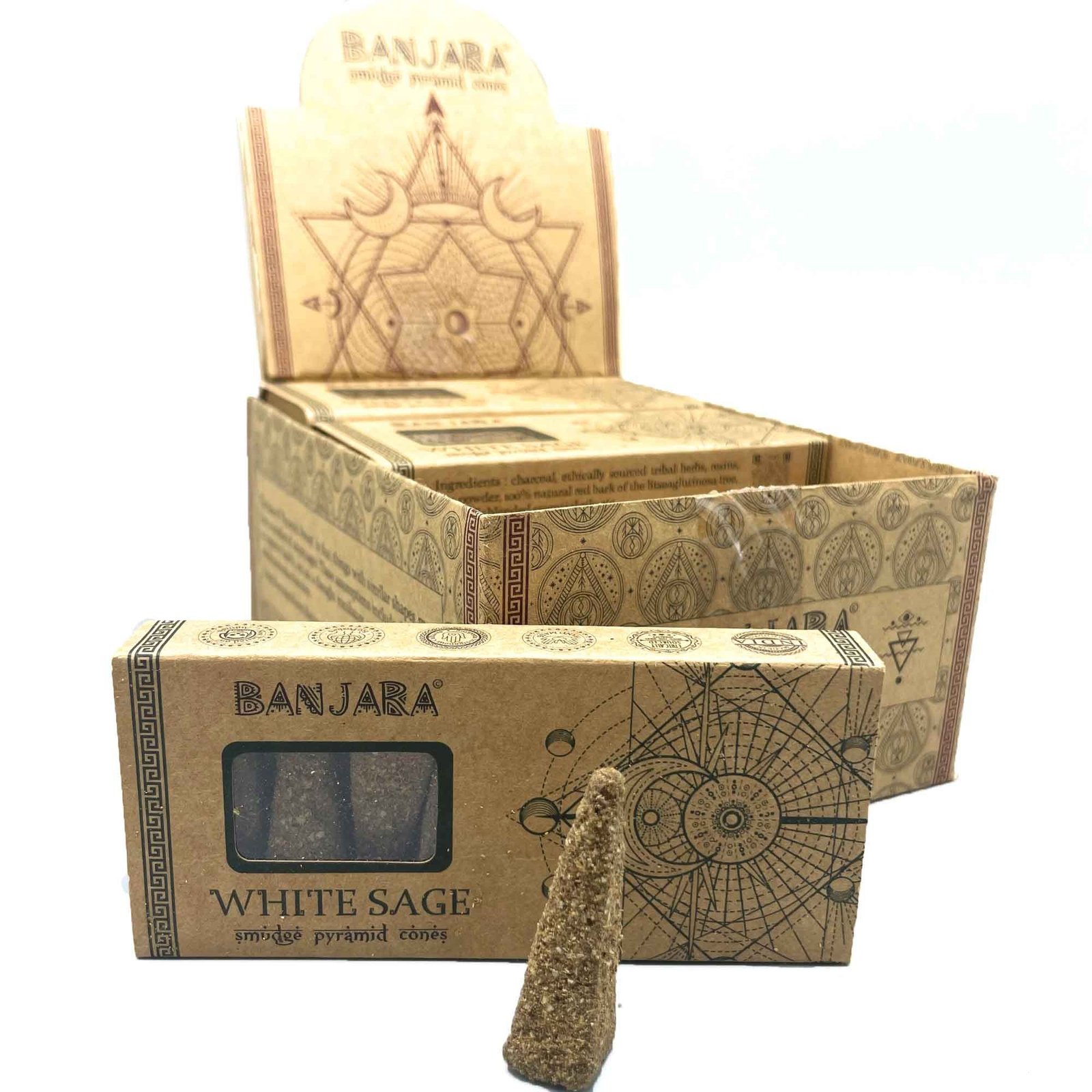 Smilkalų kūgiai „White Sage“ – baltojo šalavijo ramybės ritualas