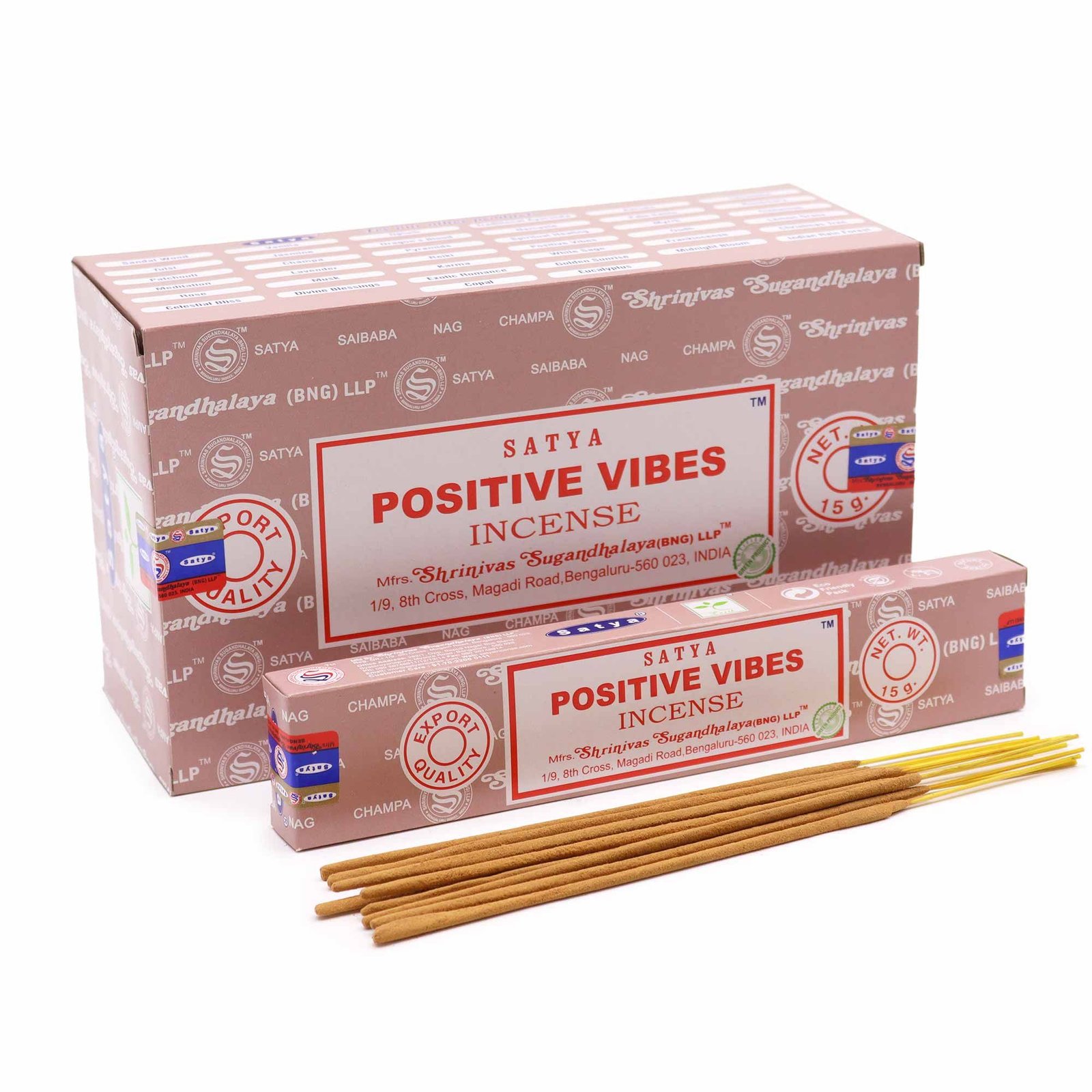 Smilkalų lazdelės „Positive Vibes“ – šviesios nuotaikos ir jaukaus ritualo kvapas