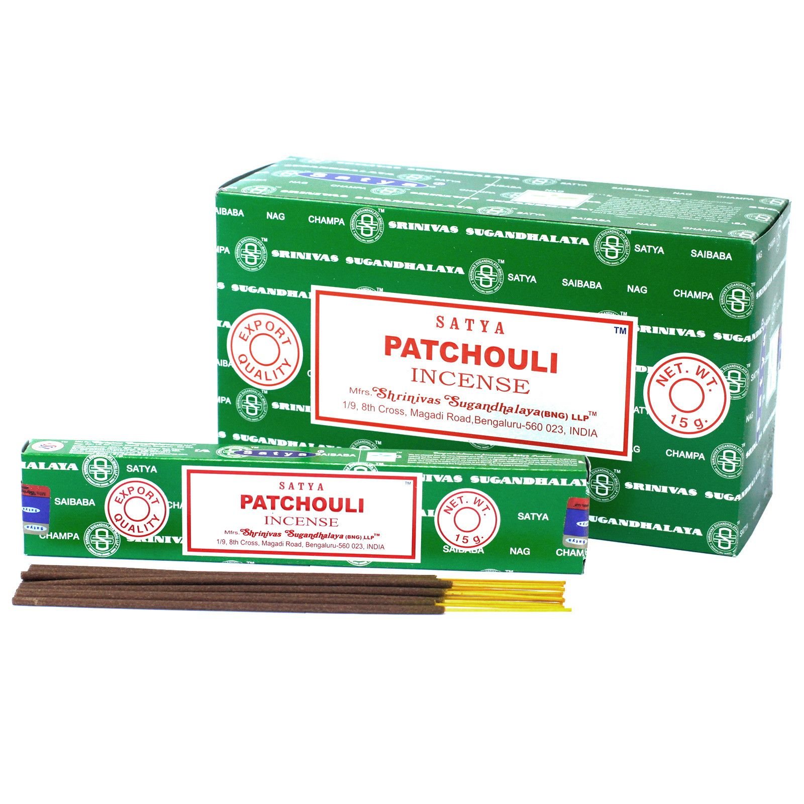 Alternative view of Smilkalų lazdelės „Patchouli“ – žemiškas Satya aromatas jaukiam ritualui