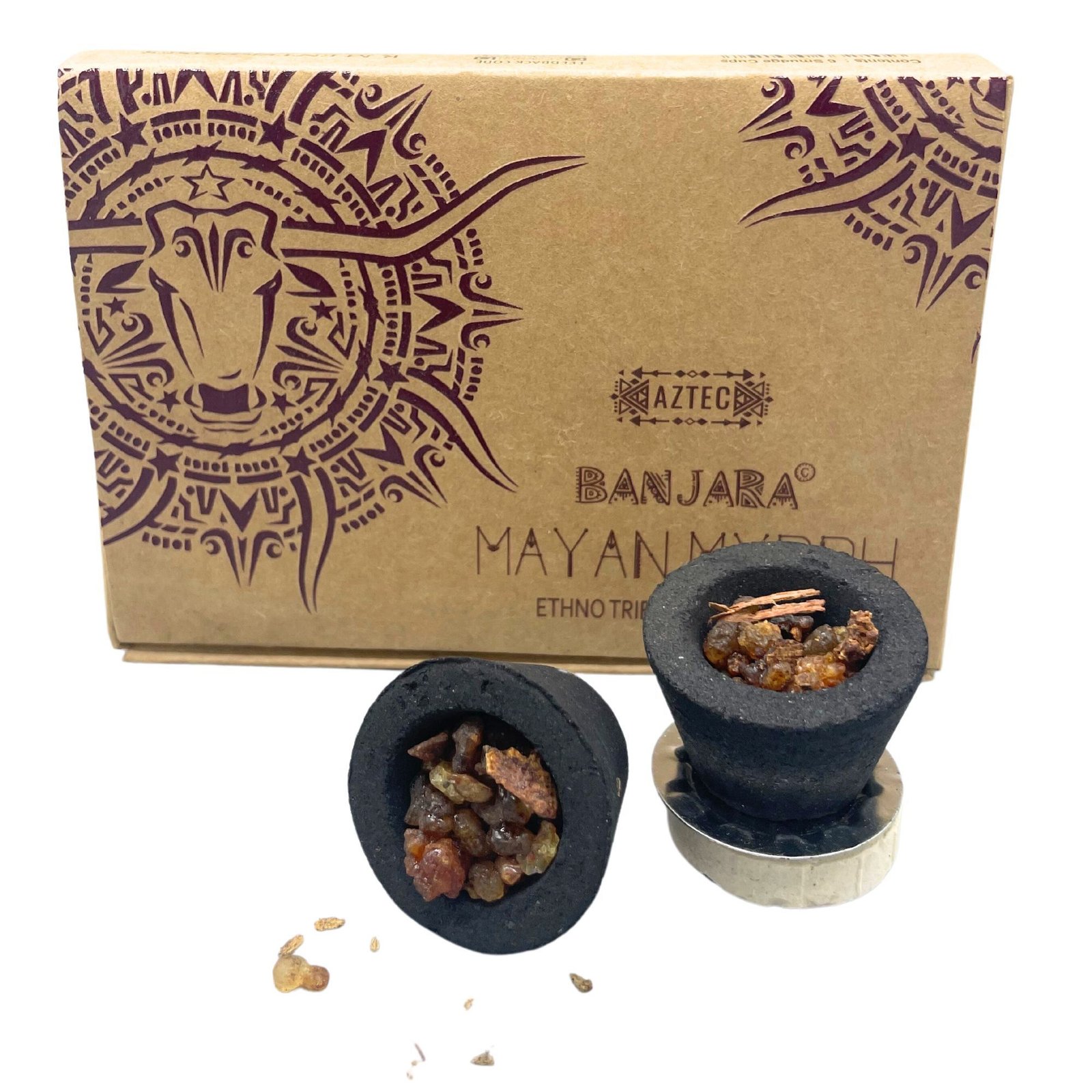 Smilkalų puodeliai „Myrrh“ – sakralios dervos ramybės ritualas