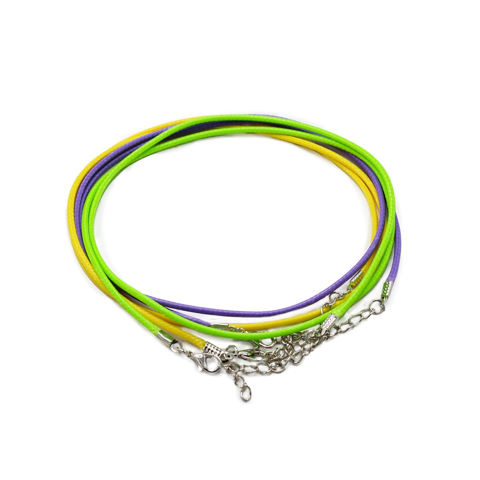 Vaškuotos pakabukų virvelės „Assorted“ – 2 mm x 55 cm spalvų rinkinys