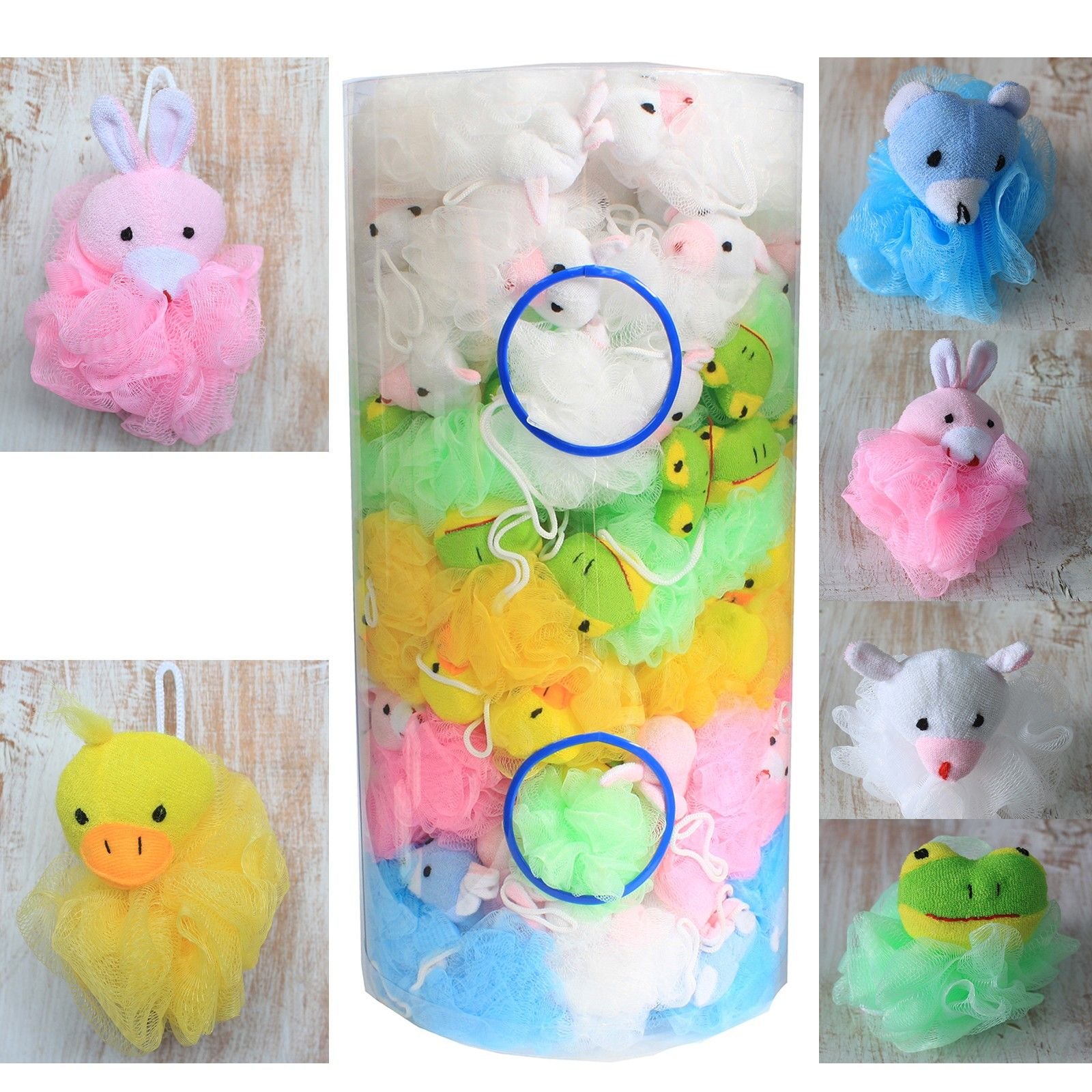Plaukų gumelės „Cotton Animal“ – 5 žaismingų kasdienio jaukumo akcentų rinkinys - Image 2
