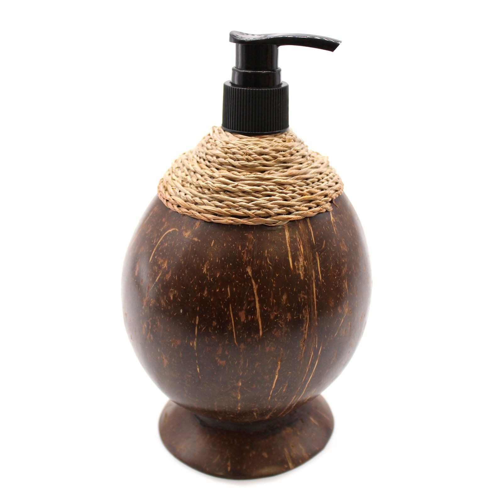 Alternative view of Muilo dozatorius iš kokosmedžio „Natural Coconut Soap Dispencer“ – 150 ml natūralios vonios akcentas