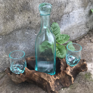 Alternative view of Stiklo ir medžio viskio rinkinys – „Molton Glass on Wood“ namų ritualo akcentas
