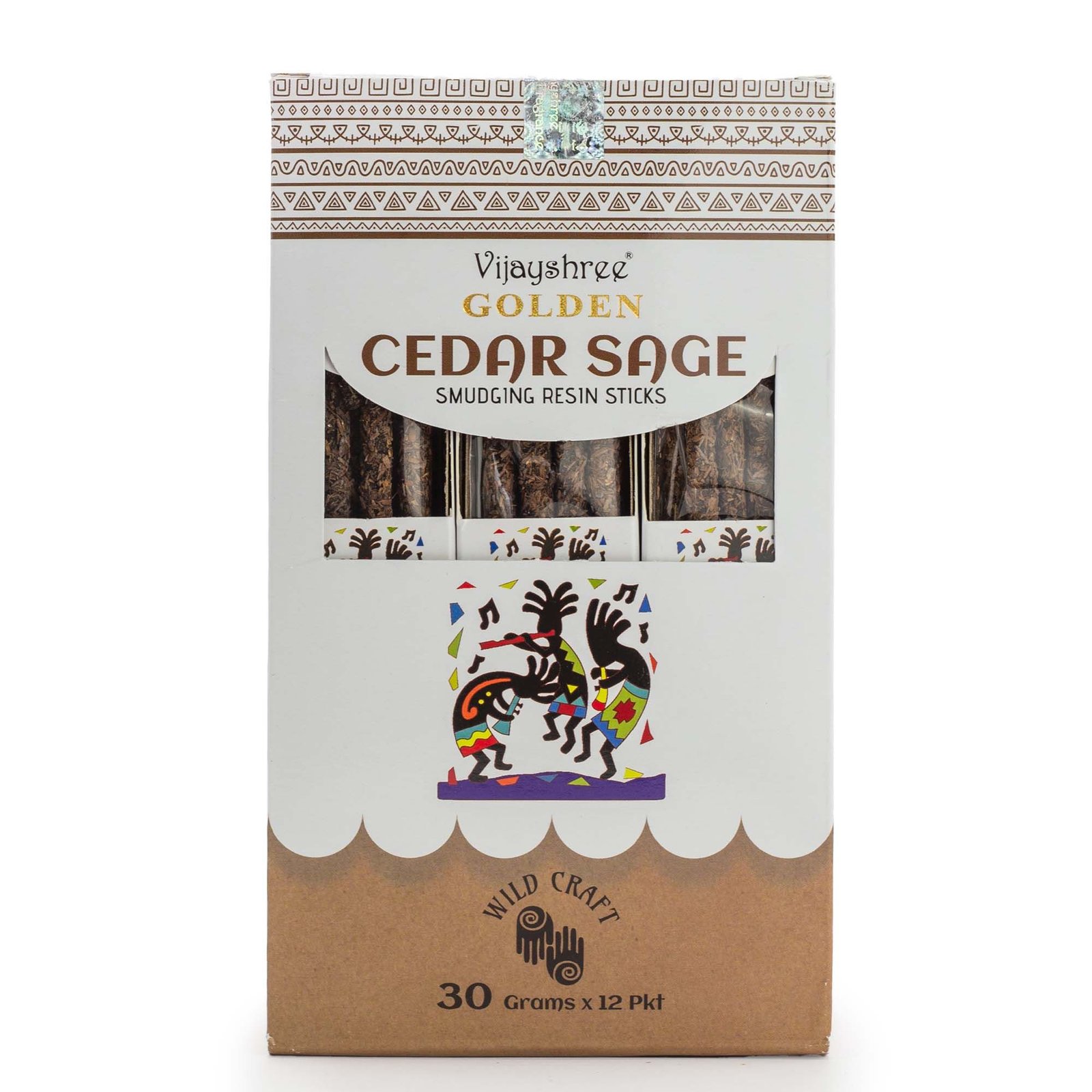 Alternative view of Golden Cedar Sage smilkymo dervos lazdelės – 30 g šilto ritualo kvapas