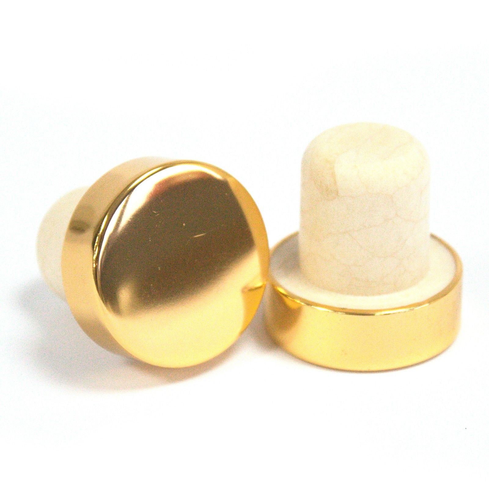 Difuzoriaus buteliuko dangtelis „Golden Top“ – 2,2 cm auksinio užbaigimo detalė