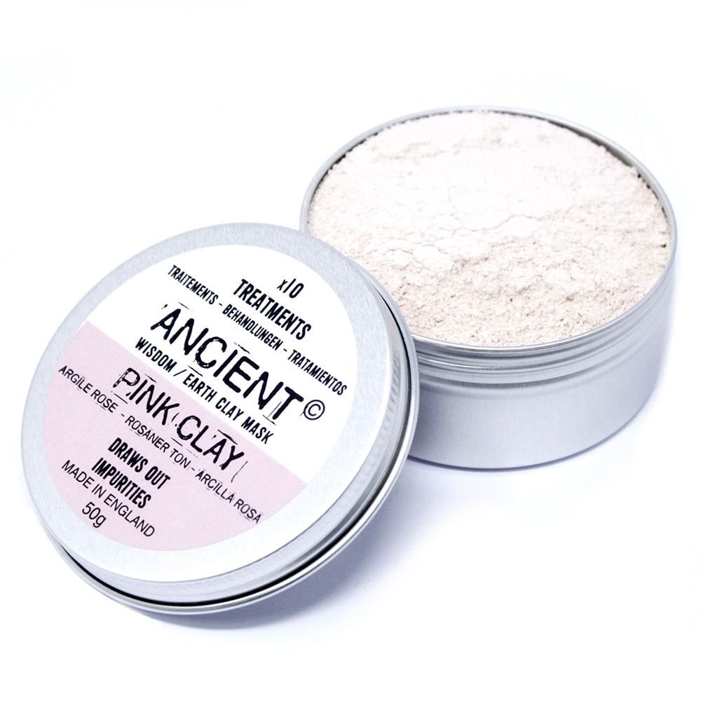 Rožinio molio veido kaukė „Pink Clay“ – švelnus prancūziškas grožio ritualas 75 g