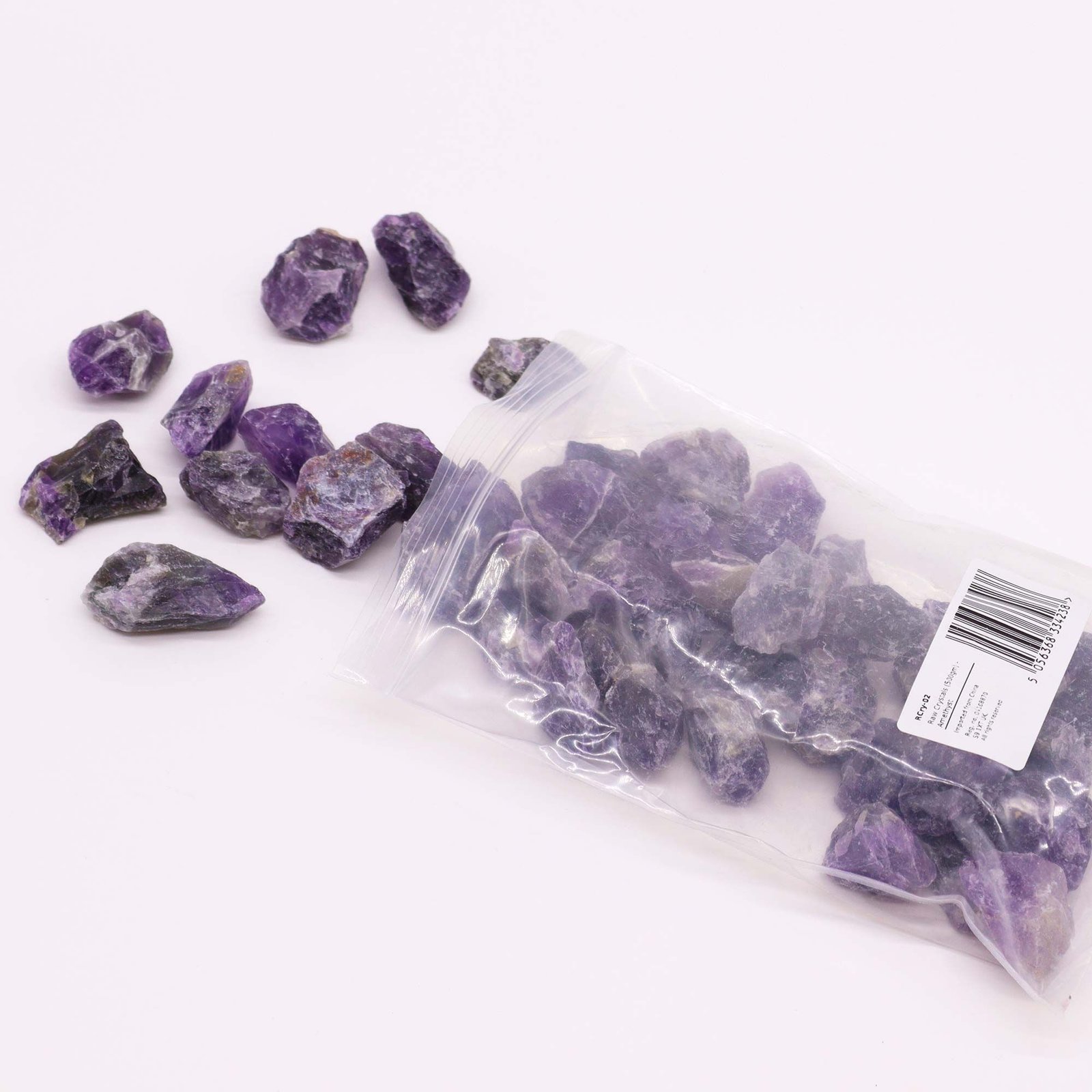 Alternative view of Neapdirbti ametisto kristalai 500 g – violetinė ramybės paslaptis