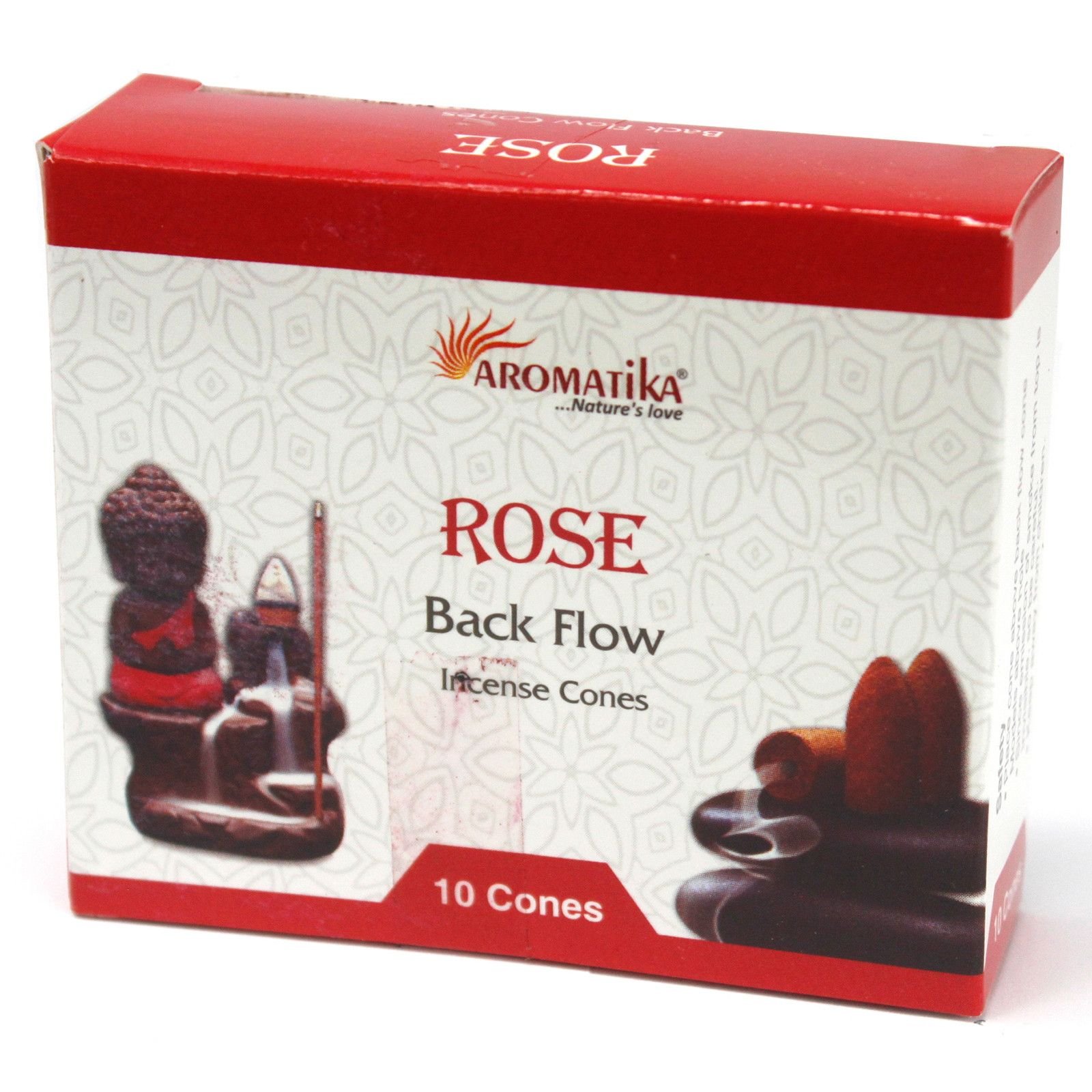 Atgalinio degimo smilkalų kūgiai „Rose“ – rožių aromato tylus ritualas