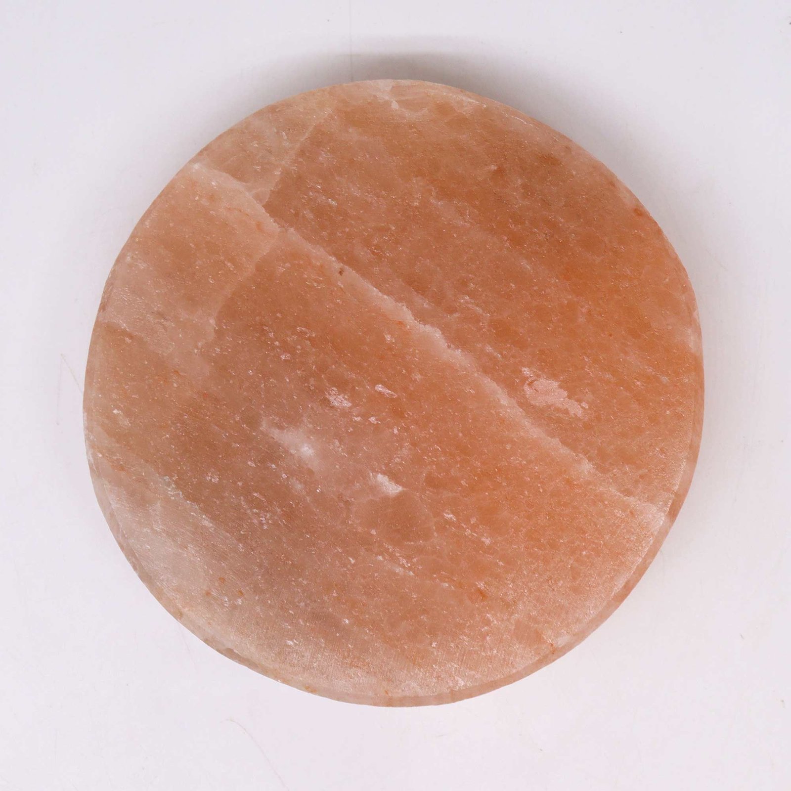 Alternative view of Himalajų druskos kepimo plokštė „Round“ – 20 × 20 × 5 cm ritualui virtuvėje