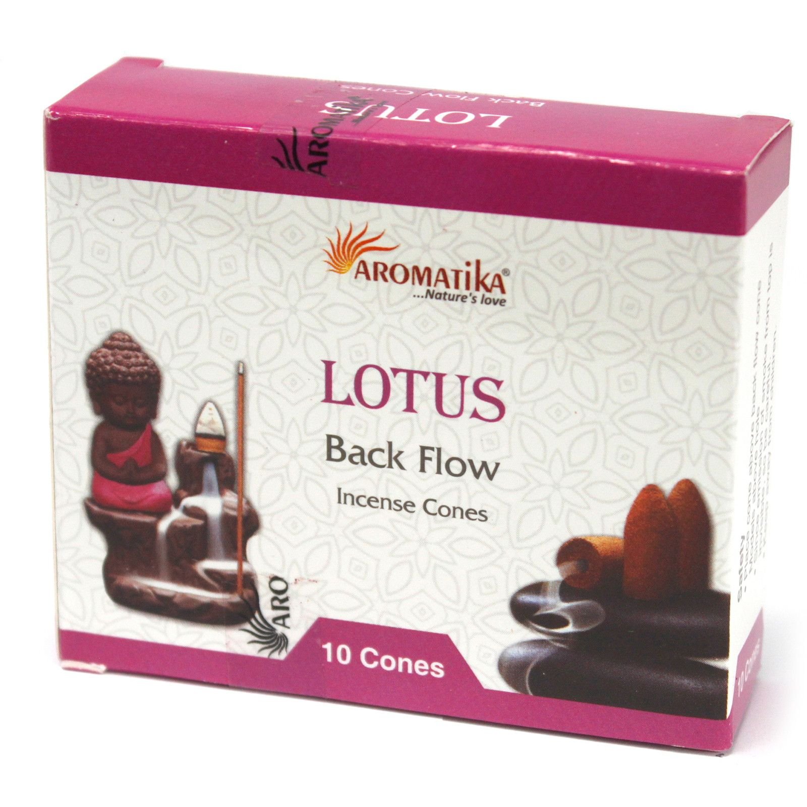 Atgalinio degimo smilkalų kūgiai „Lotus“ – švelni rytų ramybės ceremonija