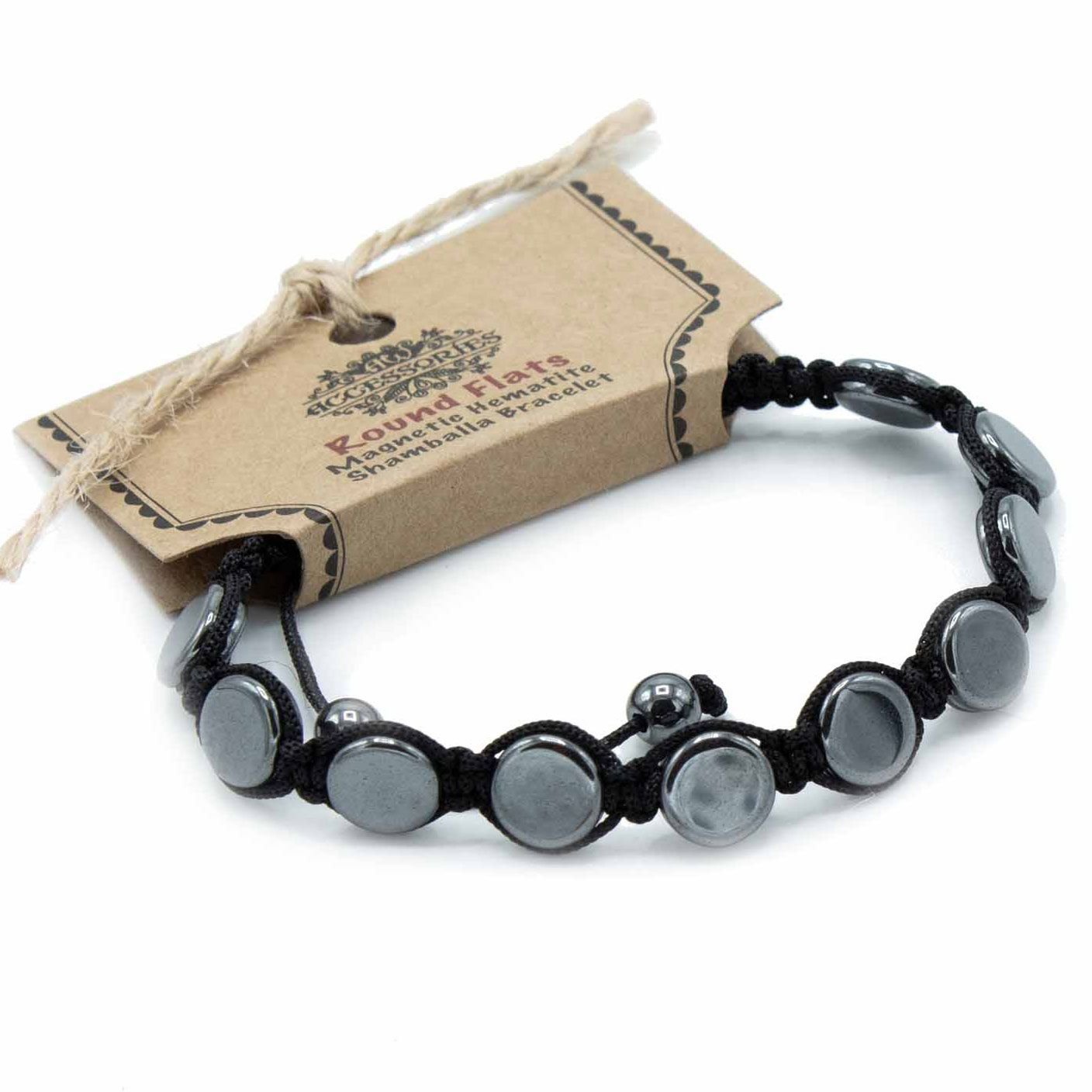 Magnetinė hematito Shamballa apyrankė – harmonijos ir jėgos simbolis
