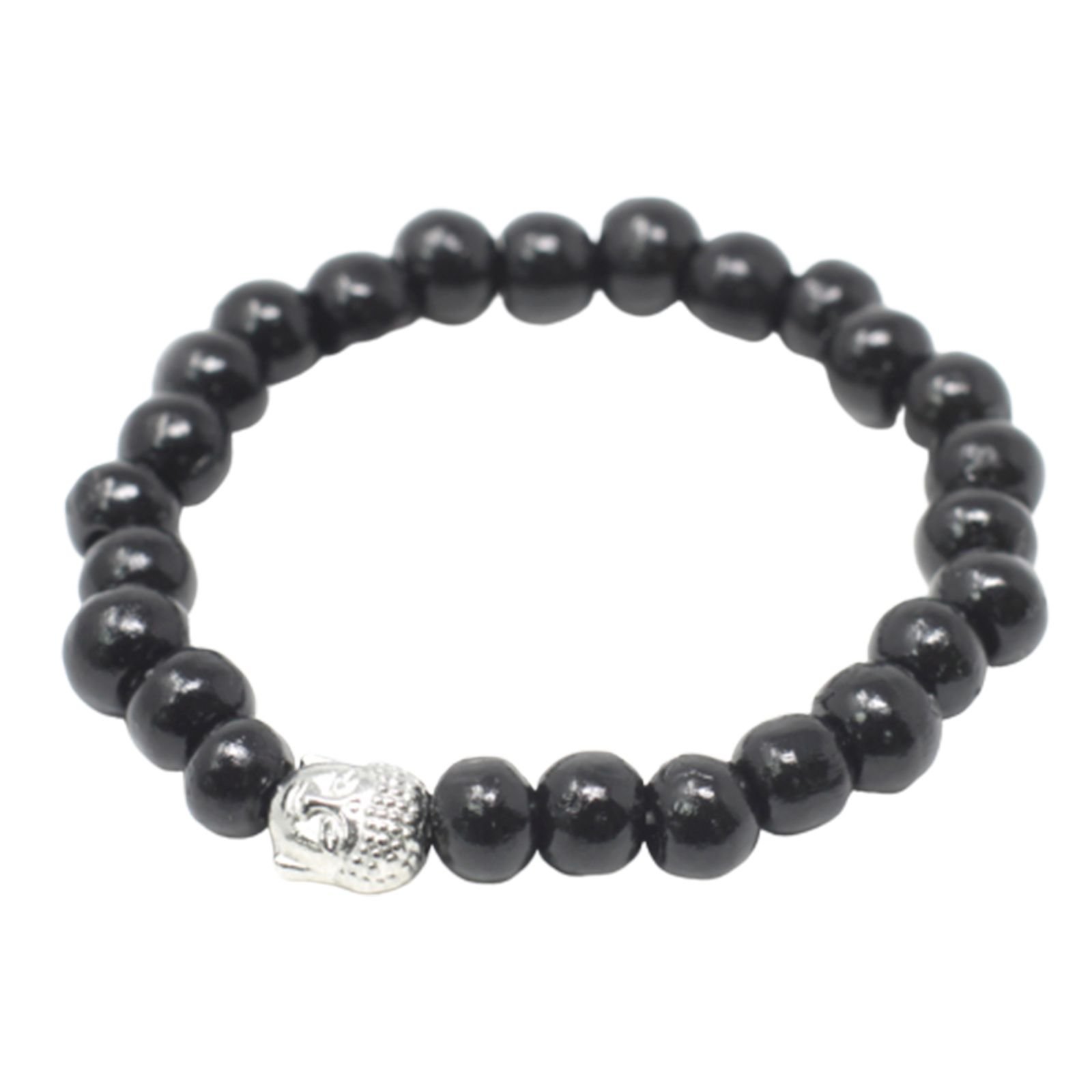 Alternative view of Medinių karoliukų apyrankė „Darkwood Beads & Buddah Bangle“ – tamsaus jaukumo ritualas